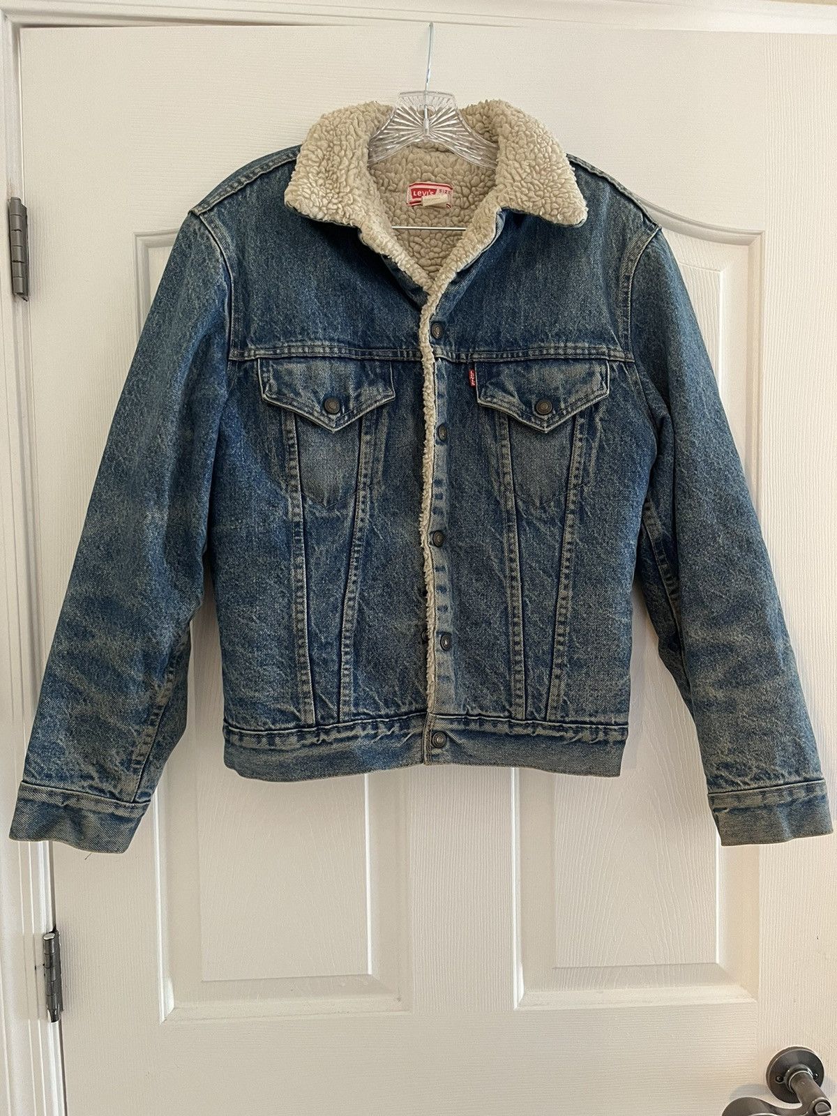 Levi's Vintage Levi sherpa lined jean jacket Size US S / EU 44-46 / 1 - 1 Thumbnail