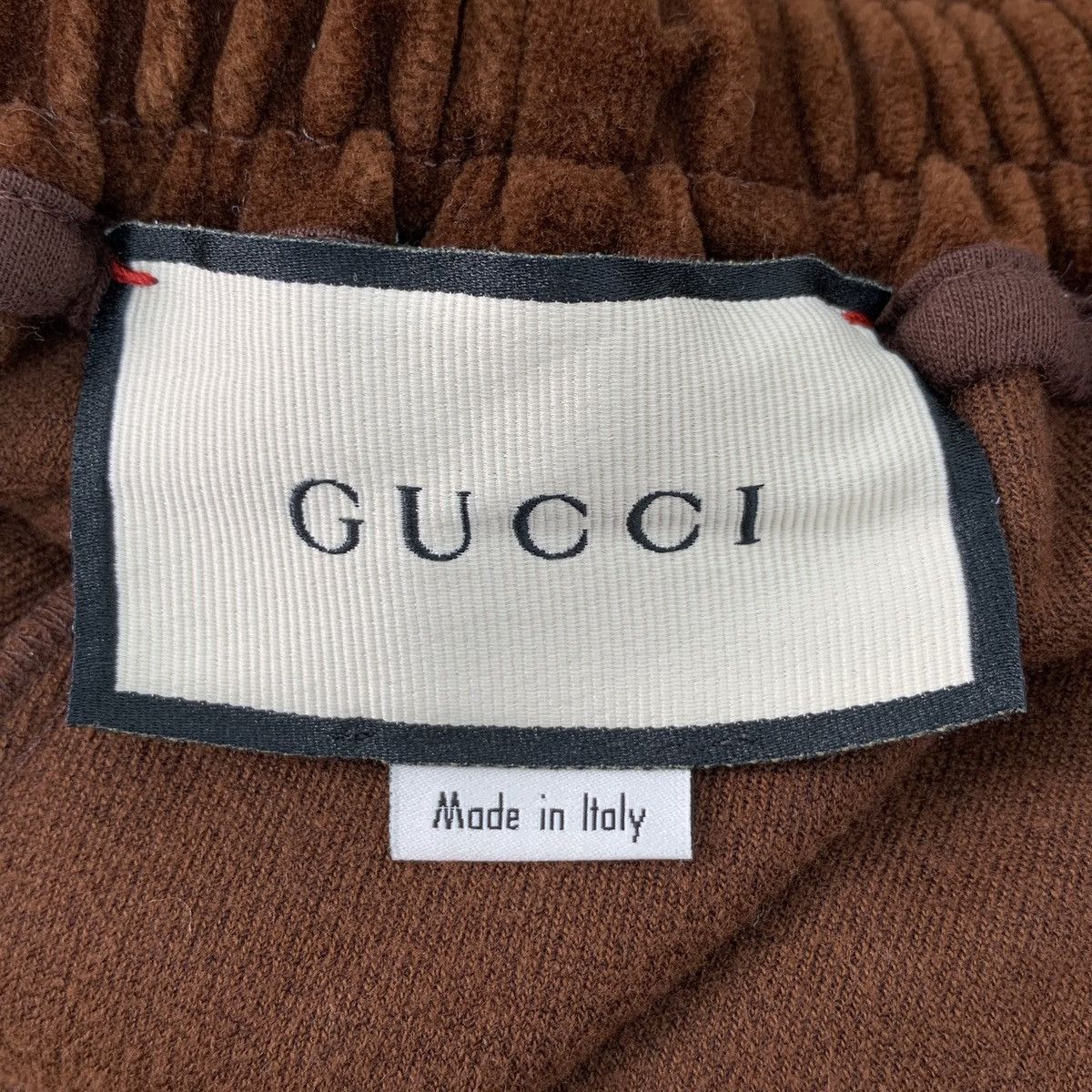 Gucci Gucci Brown Side Logo Printed Drawstring Casual Pants K26WX Size 26" / US 2 / IT 38 - 6 Thumbnail