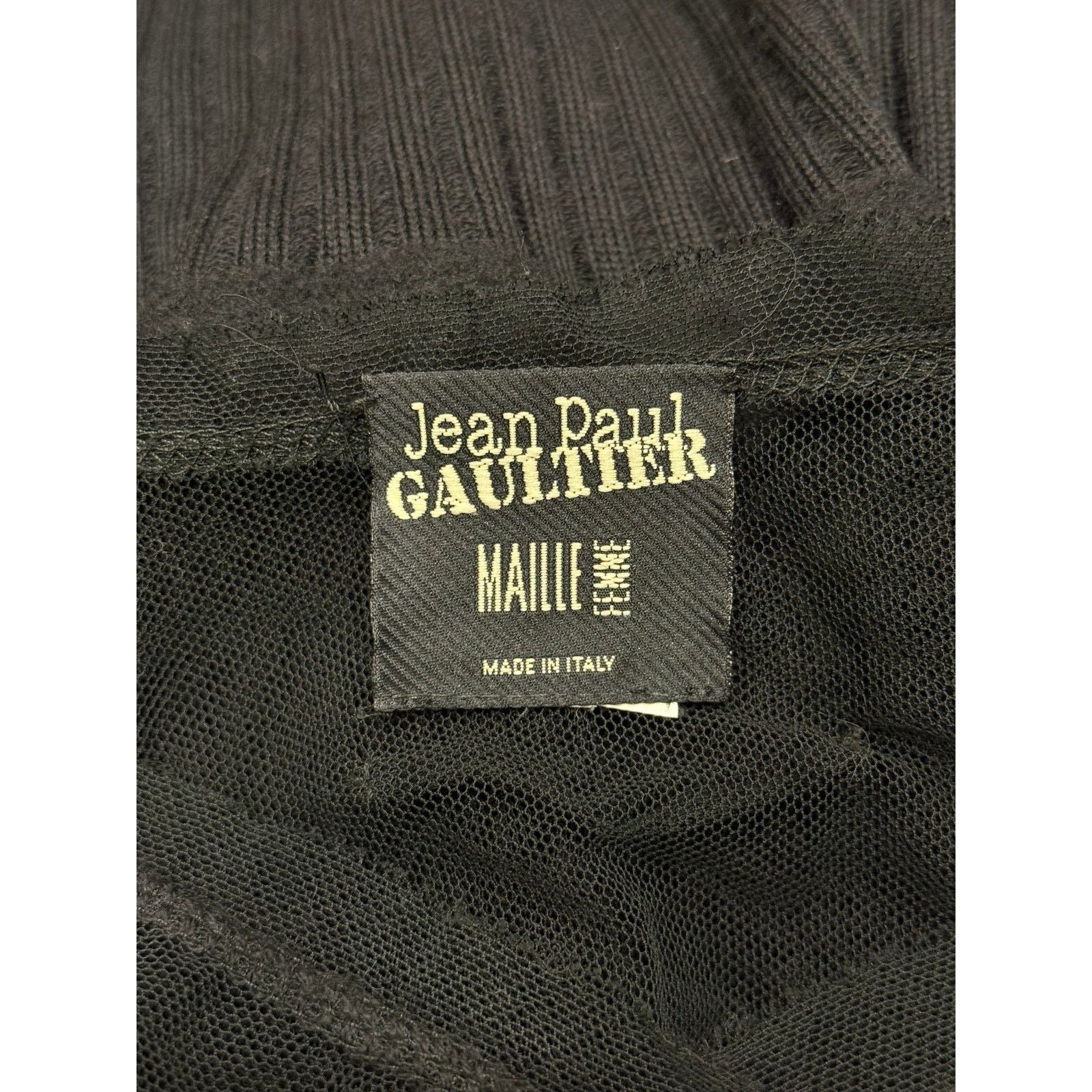 Jean Paul Gaultier 2000s Jean Paul Gaultier hybrid sheer wool top Size M / US 6-8 / IT 42-44 - 8 Thumbnail