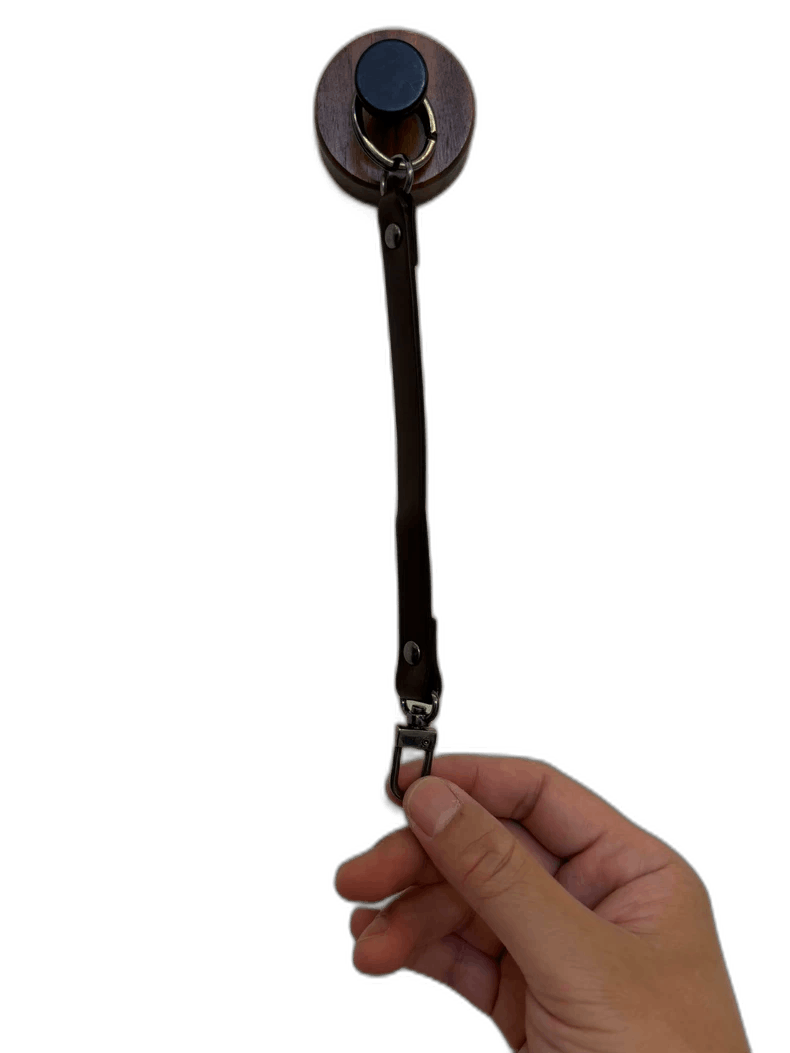 Lemaire Leather Key Ring with Waist Hook Size ONE SIZE - 1 Thumbnail