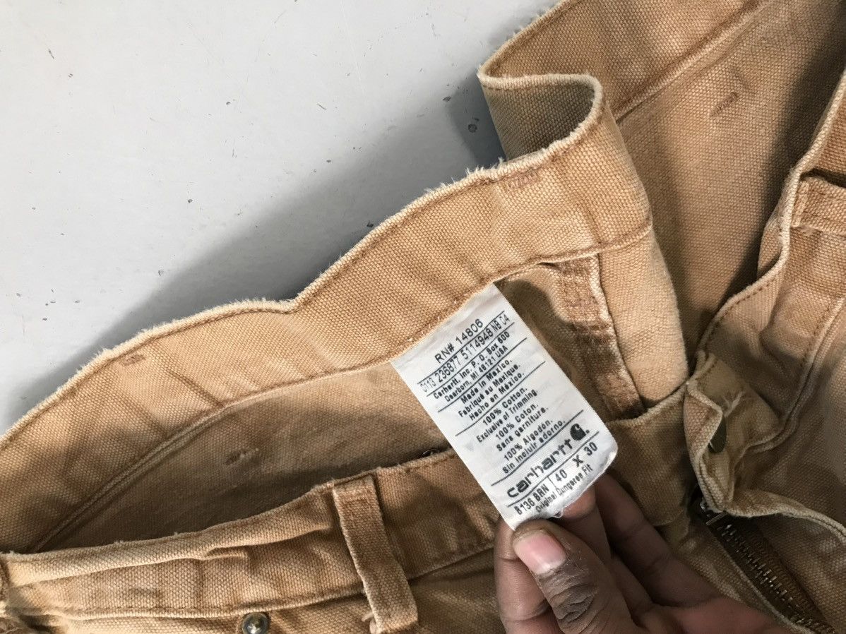 Carhartt Rare paint 🎨 vintage carhartt double knee Size US 38 / EU 54 - 4 Thumbnail