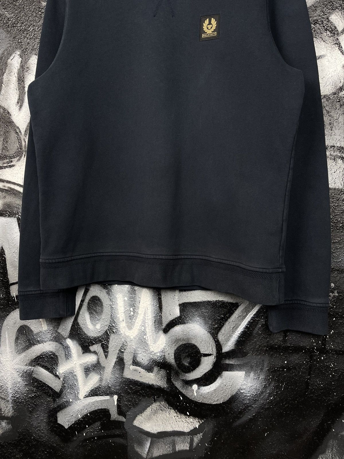 Belstaff × Vintage Belstaff Logo Patch Sweatshirt Men’s Size XL Size US XL / EU 56 / 4 - 4 Thumbnail