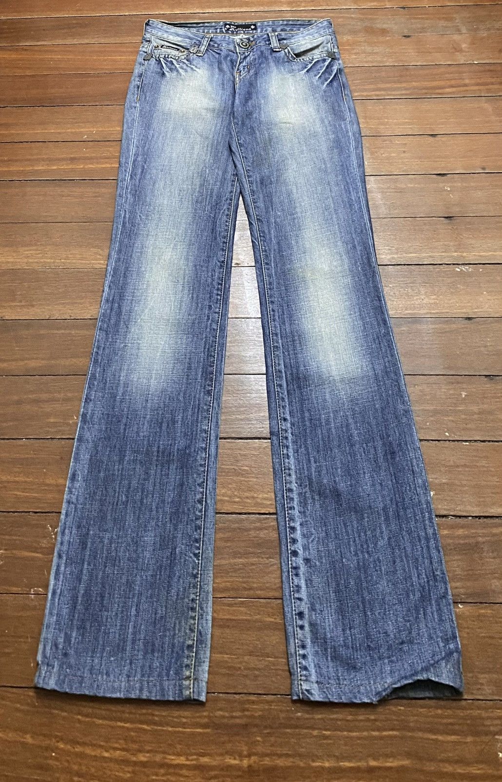 Rare Design Vintage Brand John Galliano Flared Jeans 2000s