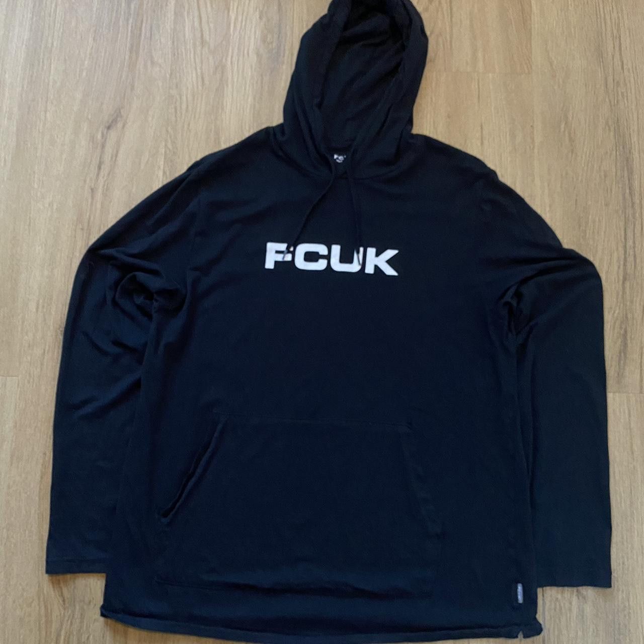Other Black and white FCUK hoodie #hoodie Longsleeve Size US XL / EU 56 / 4 - 1 Thumbnail