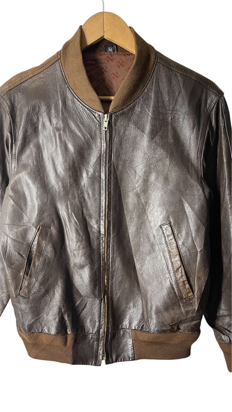 Vintage VINTAGE ROYAL GENUINE LEATHER EXCELLENT COAT JACKET Size US M / EU 48-50 / 2 - 4 Thumbnail