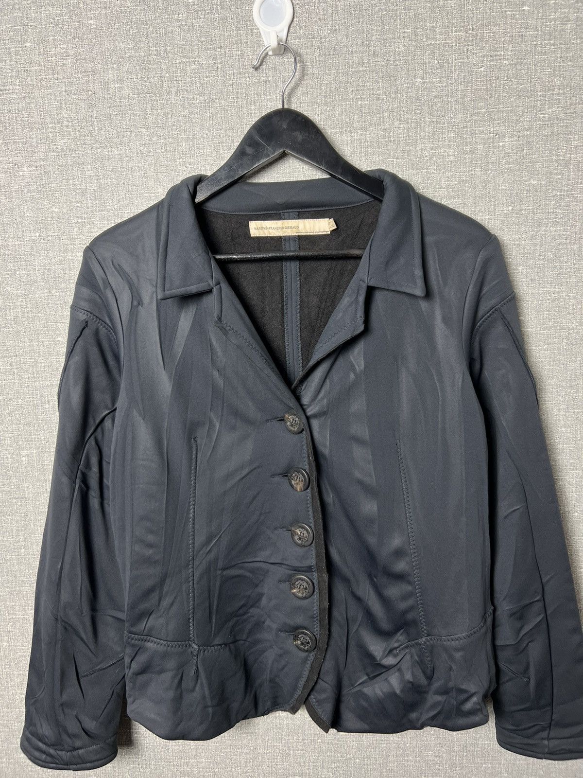 Marithe + Francois Girbaud Avant-Garde Marithe Francois Girbaud MFG Wool Blazer Jacket Size M / US 6-8 / IT 42-44 - 2 Thumbnail