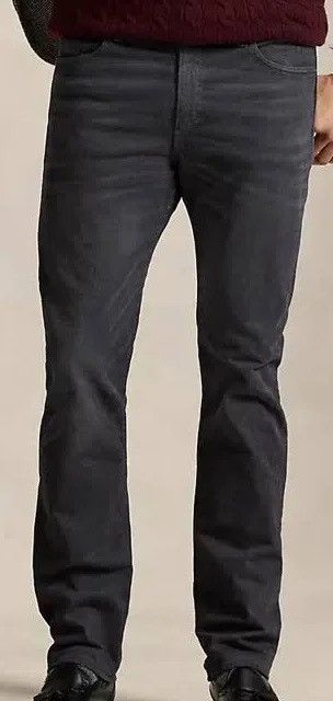 Polo Ralph Lauren Polo Ralph Lauren Hampton Relaxed Straight Stretch Jean Grey Size US 34 / EU 50 - 2 Thumbnail