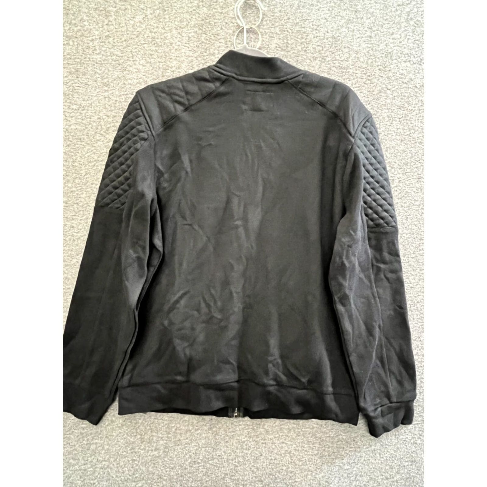 Guess Guess Men's Moto Jacket Color Black Size M With Zipper Pockets Size US M / EU 48-50 / 2 - 2 Thumbnail