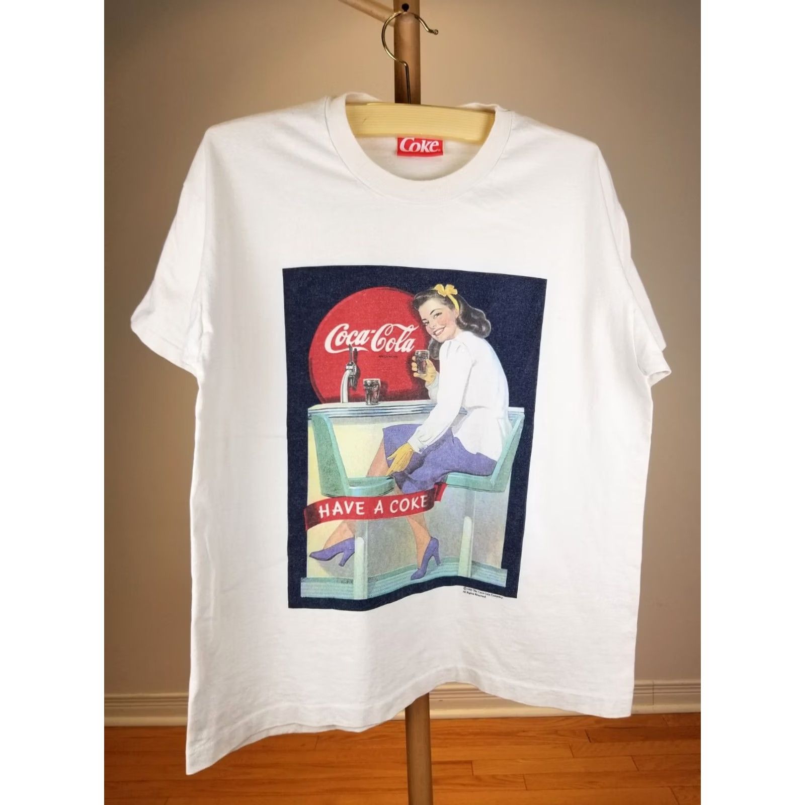 Vintage VINTAGE 1995 COCA COLA COKE HAVE A COKE SINGLE STITCH COTTON T-SHIRT SZ LARGE Size US L / EU 52-54 / 3 - 2 Thumbnail