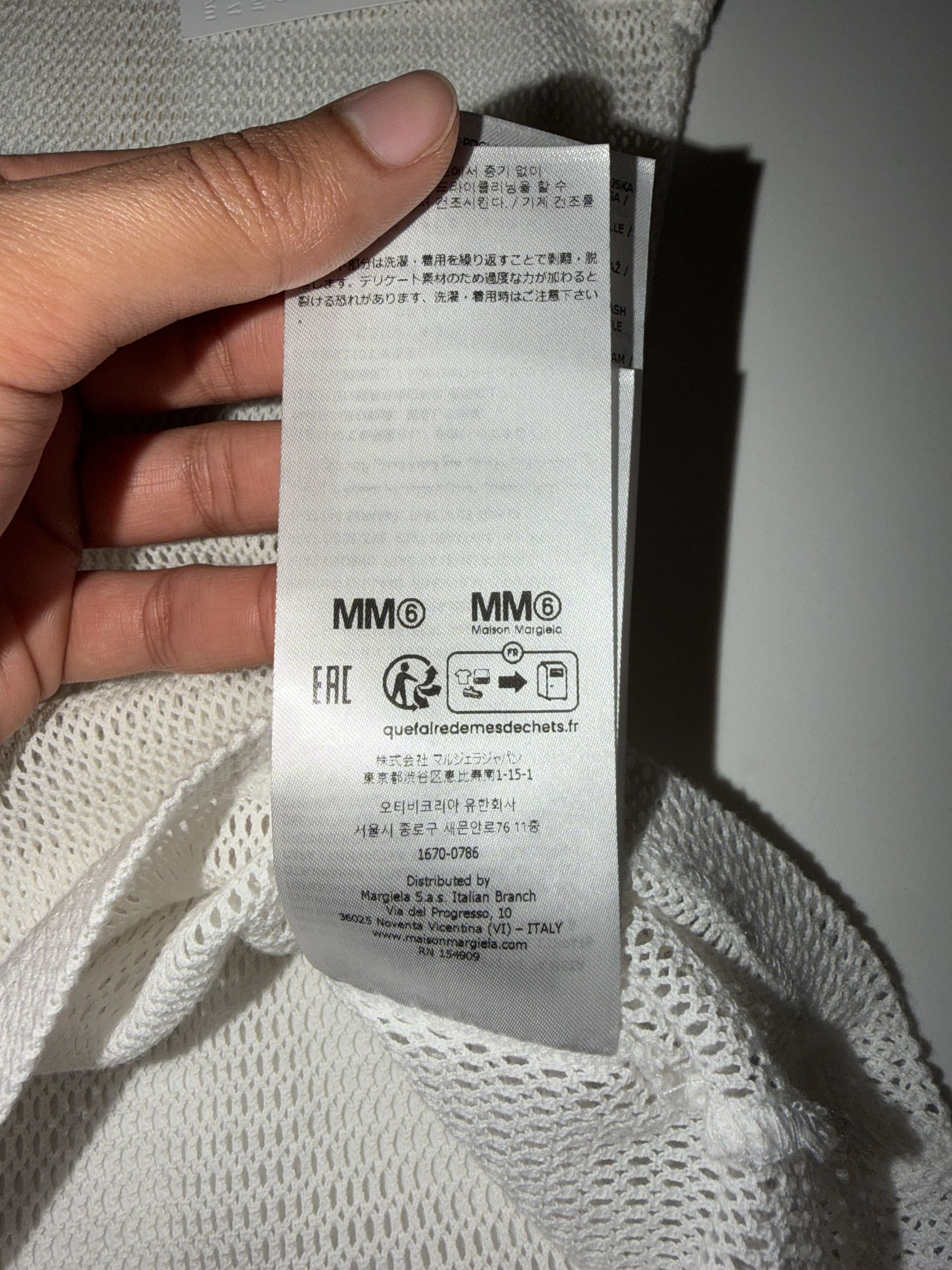 Maison Margiela Margiela Mesh Knit Top! Size US L / EU 52-54 / 3 - 7 Thumbnail