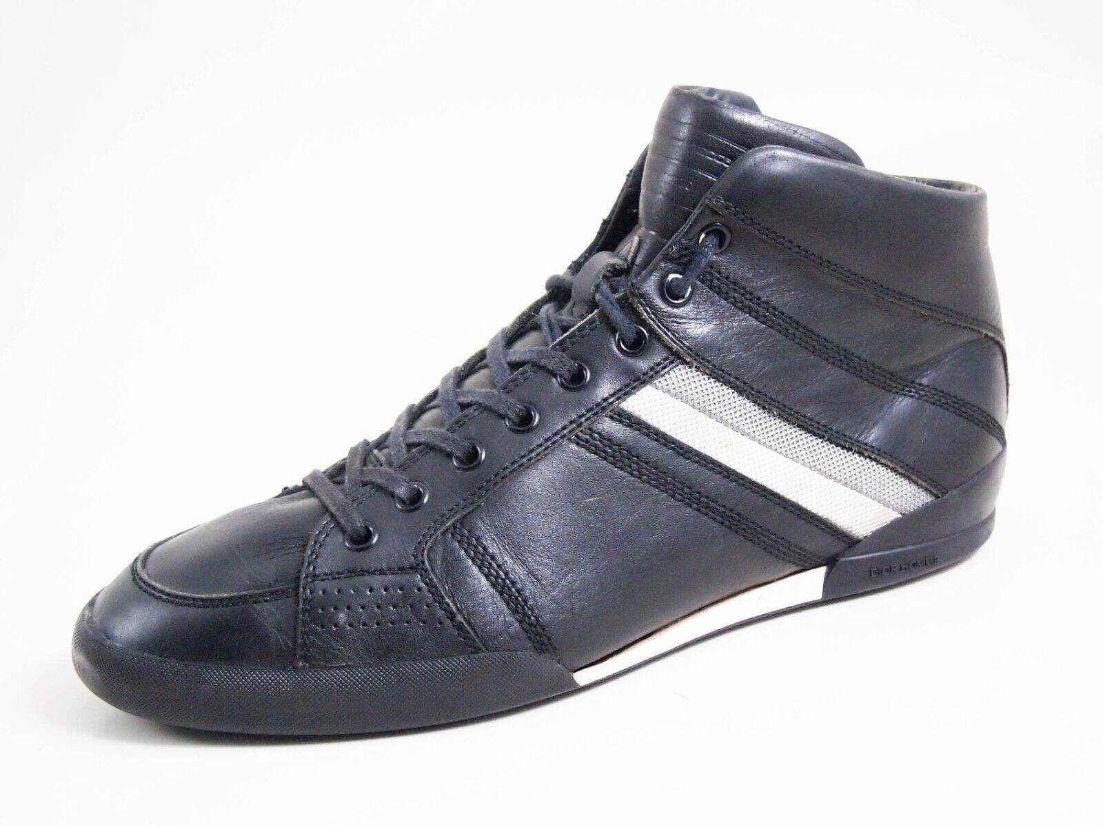 Dior Homme High Top Sneakers Black Leather EU 41 US