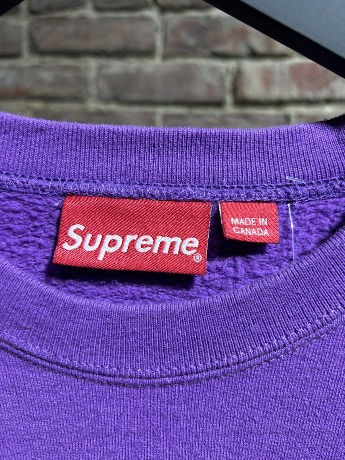 Supreme Supreme Mini Box Logo Purple Crewneck Size US XL / EU 56 / 4 - 3 Thumbnail