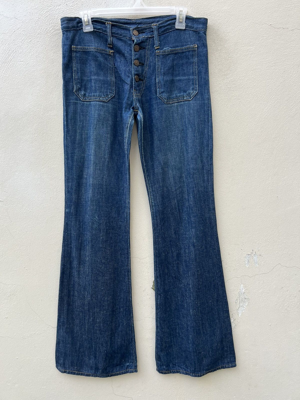 Edwin Vintage 70s Edwin Light Denim Super Flare Jeans Size US 30 / EU 46 - 6 Thumbnail
