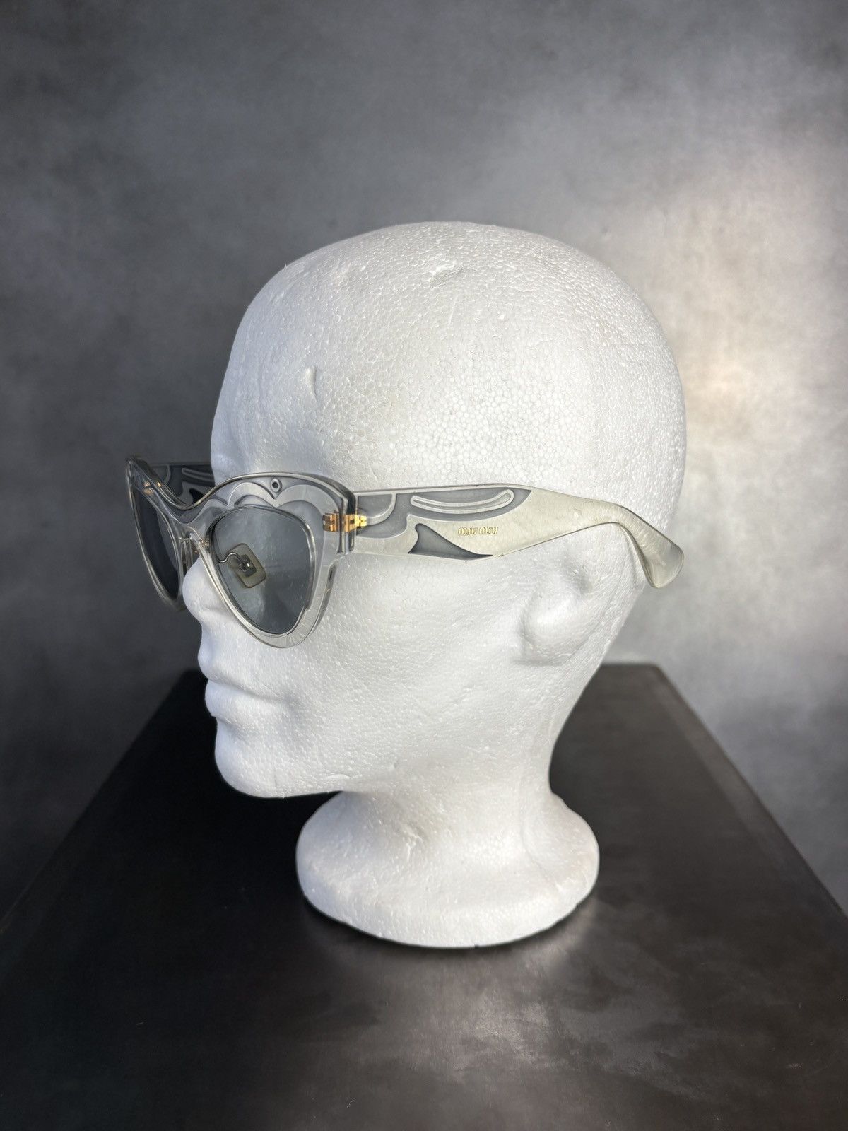 Miu Miu × Prada S/S 2014 Miu Miu Sunglasses Indie Sleeze Clear Translucent Size ONE SIZE - 17 Thumbnail