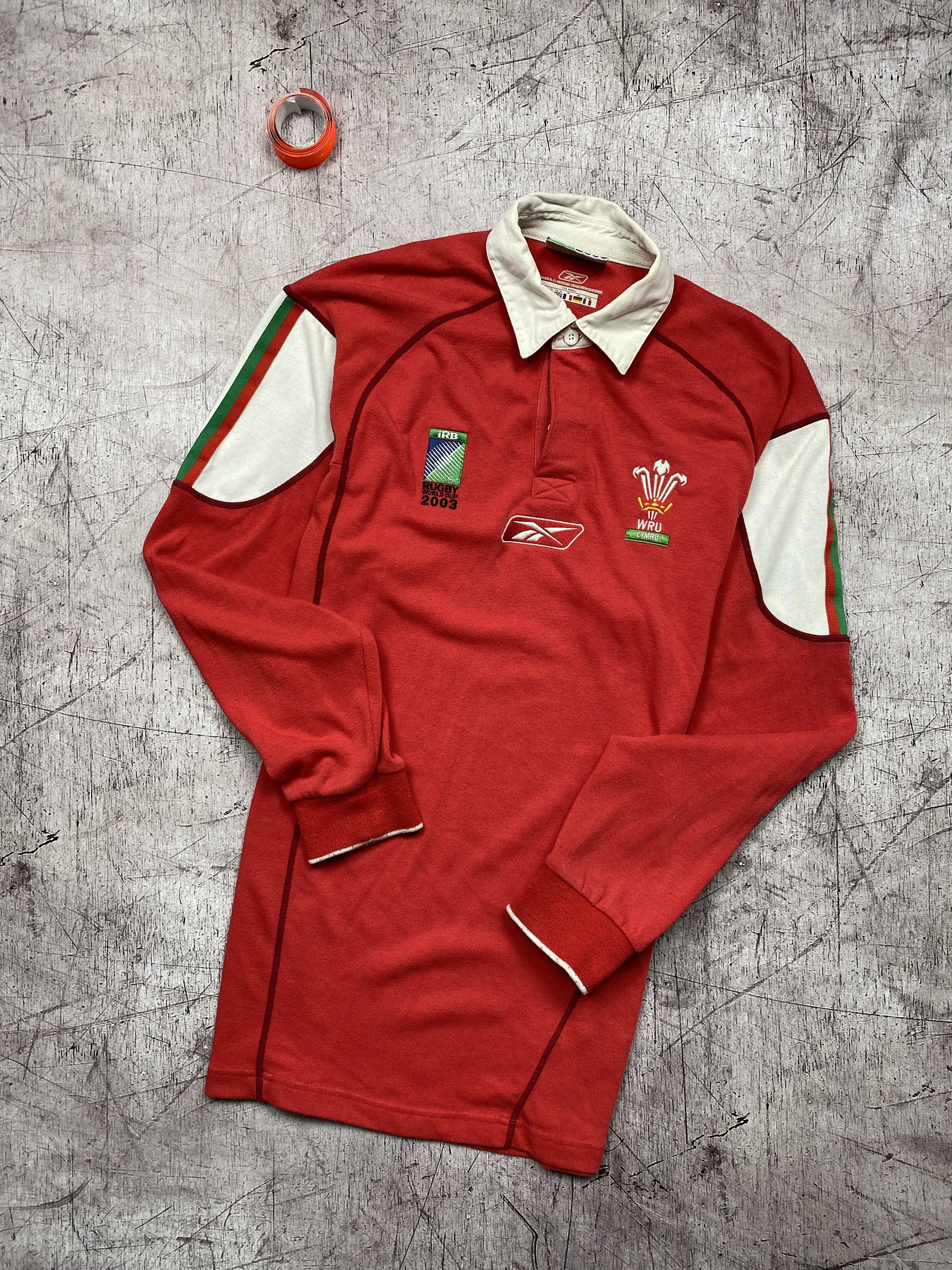 Reebok × Vintage Reebok 2003 Vintage Rugby World Cup Long Sleeve Polo Shirt Size US M / EU 48-50 / 2 - 1 Thumbnail