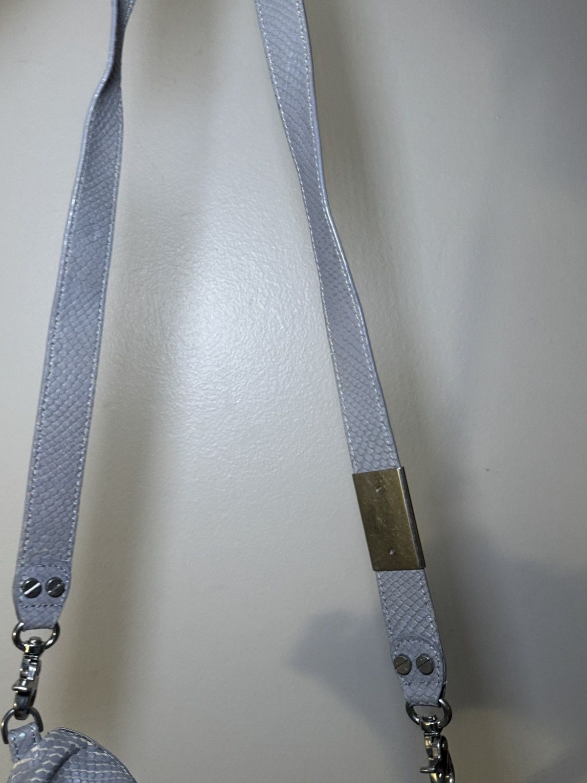 Other Vintage Foley & Corinna Grey Python Leather Bag Y2K Size ONE SIZE - 12 Thumbnail