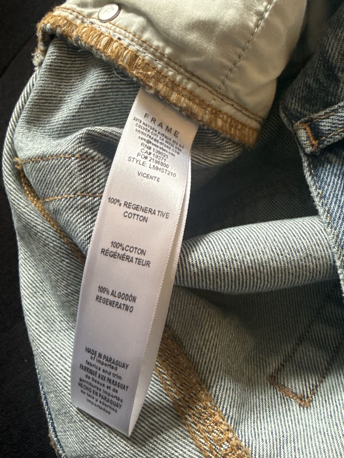 Frame Frame The Straight Denim Sz 32 Size US 32 / EU 48 - 4 Thumbnail