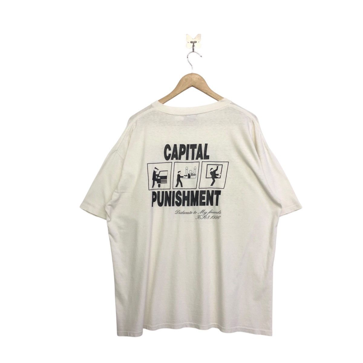 Vintage Vintage Prisoner Capital Punishment Streetwear Tshirt Size US XL / EU 56 / 4 - 2 Thumbnail