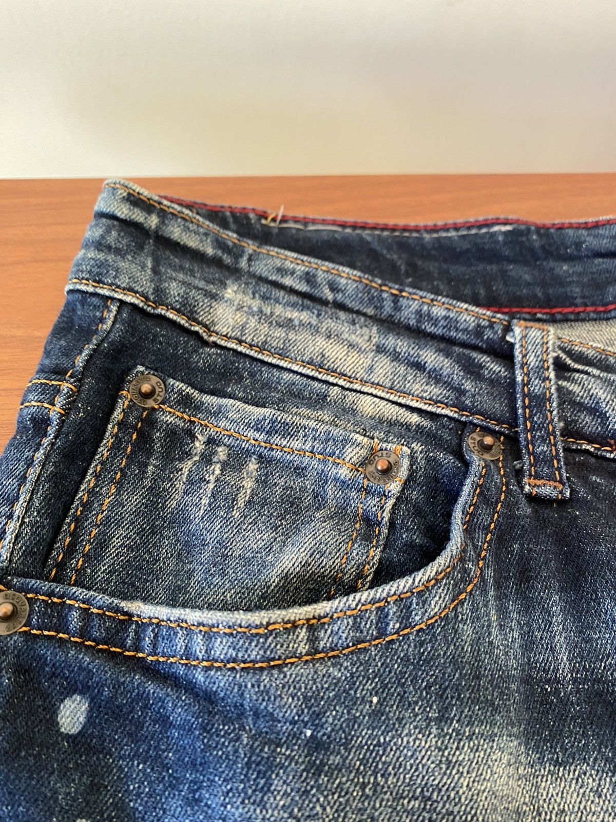 Dsquared2 DS2 Paint Distressed ICON Jeans Size US 34 / EU 50 - 8 Thumbnail