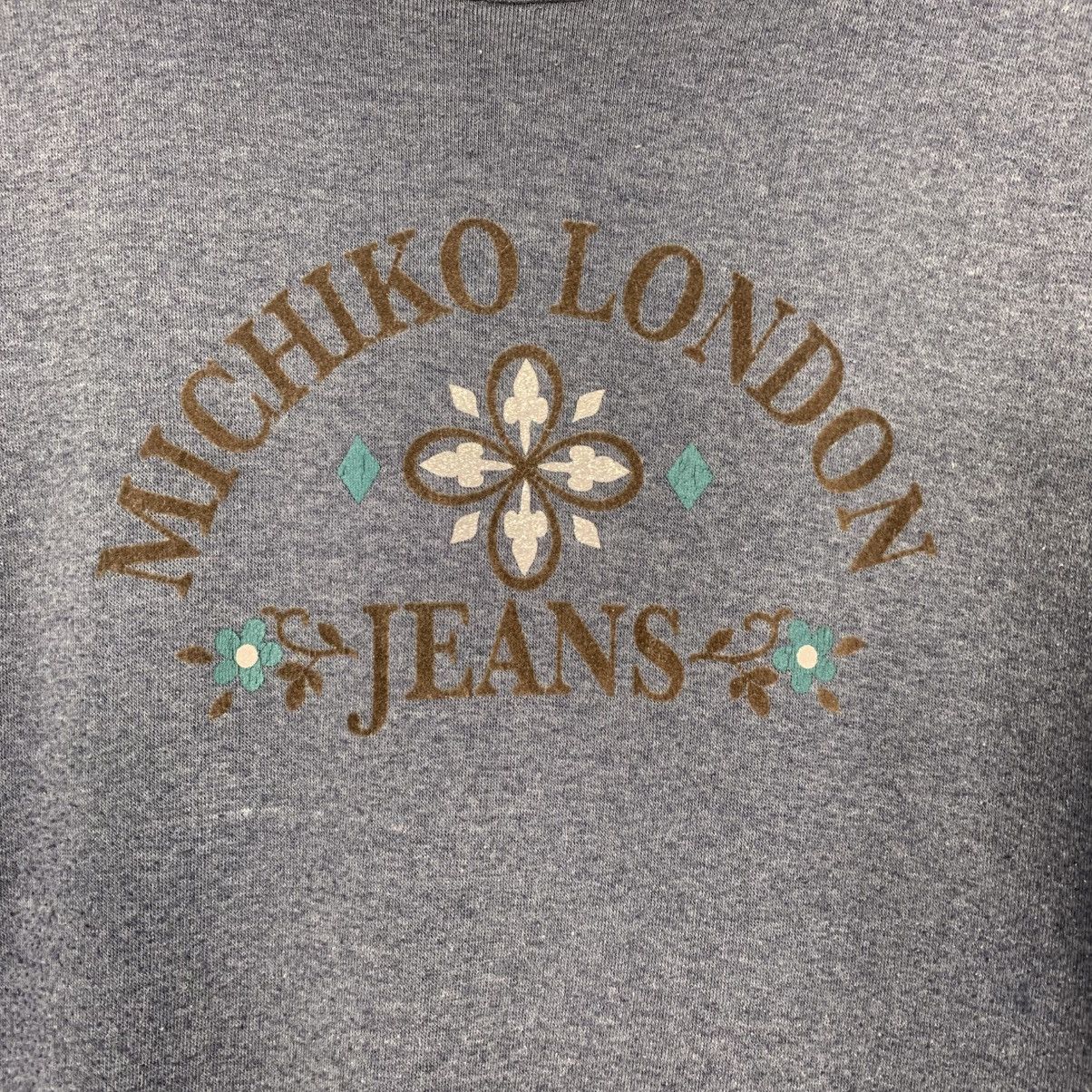 Michiko Koshino London Michiko London Jeans Big Logo Sweater Size L / US 10 / IT 46 - 10 Thumbnail