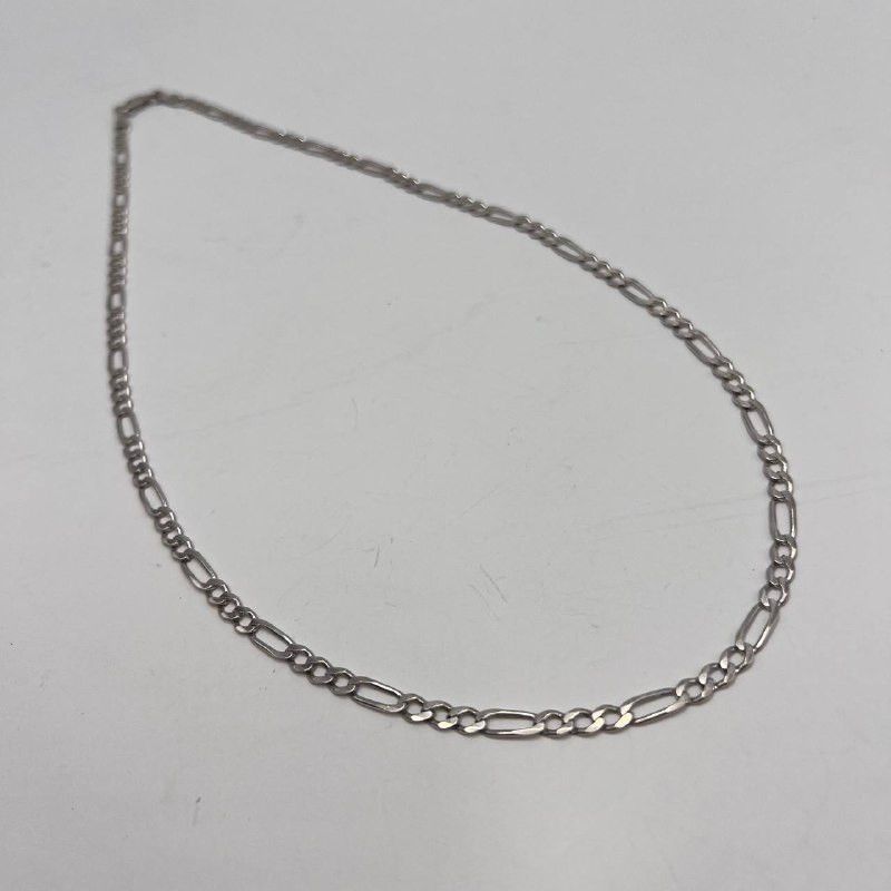 Sterling Silver Vintage Sterling Silver 925 Curb Chain Necklace Italy Size ONE SIZE - 3 Thumbnail