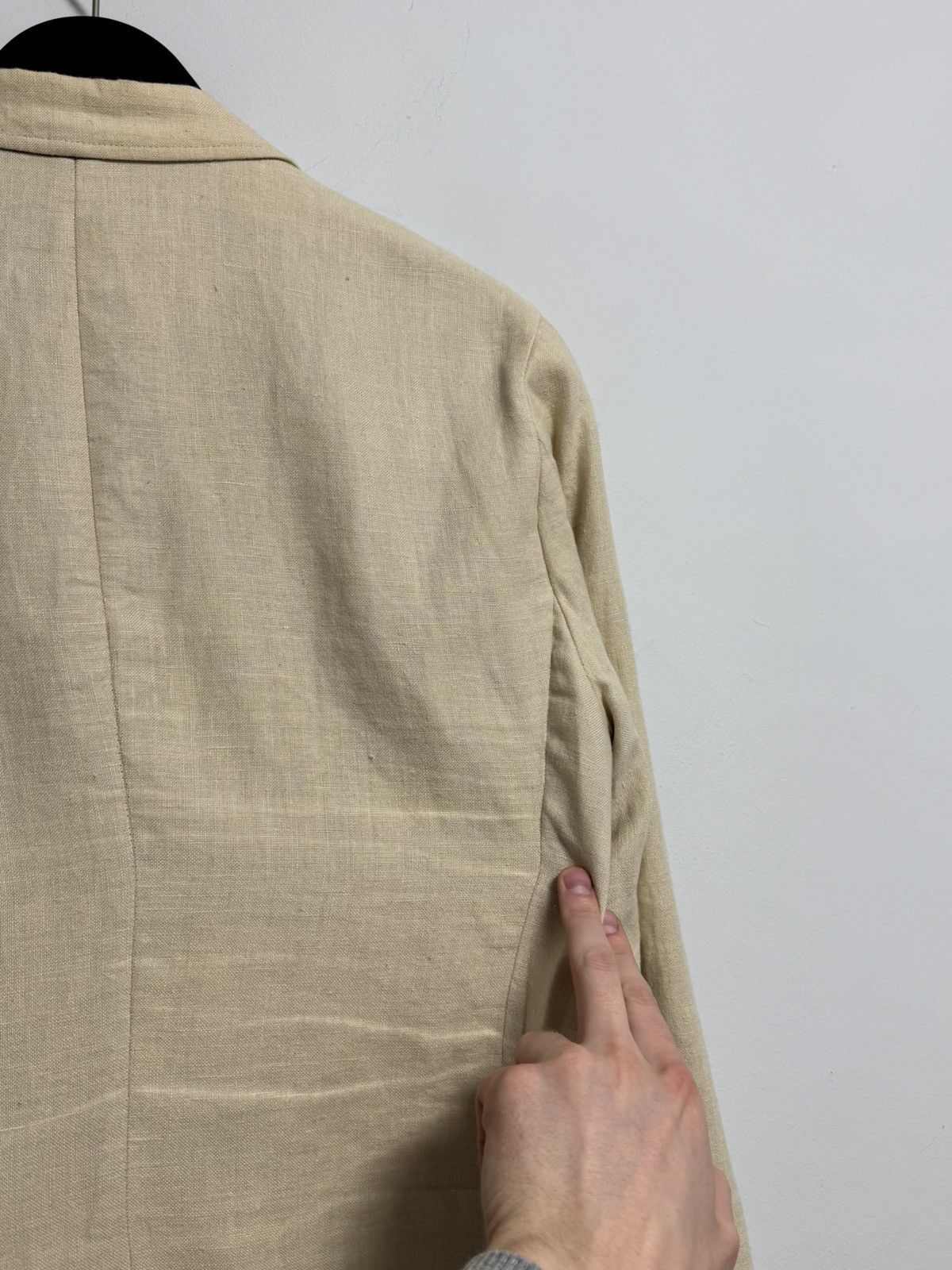 Polo Ralph Lauren Polo Ralph Lauren Blazer Beige Luxury Vintage Size 40R - 21 Thumbnail
