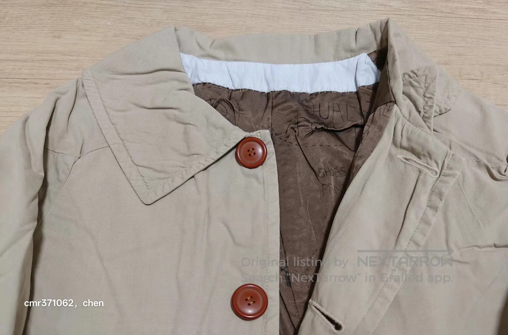 Visvim Beige Long Sleeve Button Front Coat Size S. Size US S / EU 44-46 / 1 - 2 Thumbnail