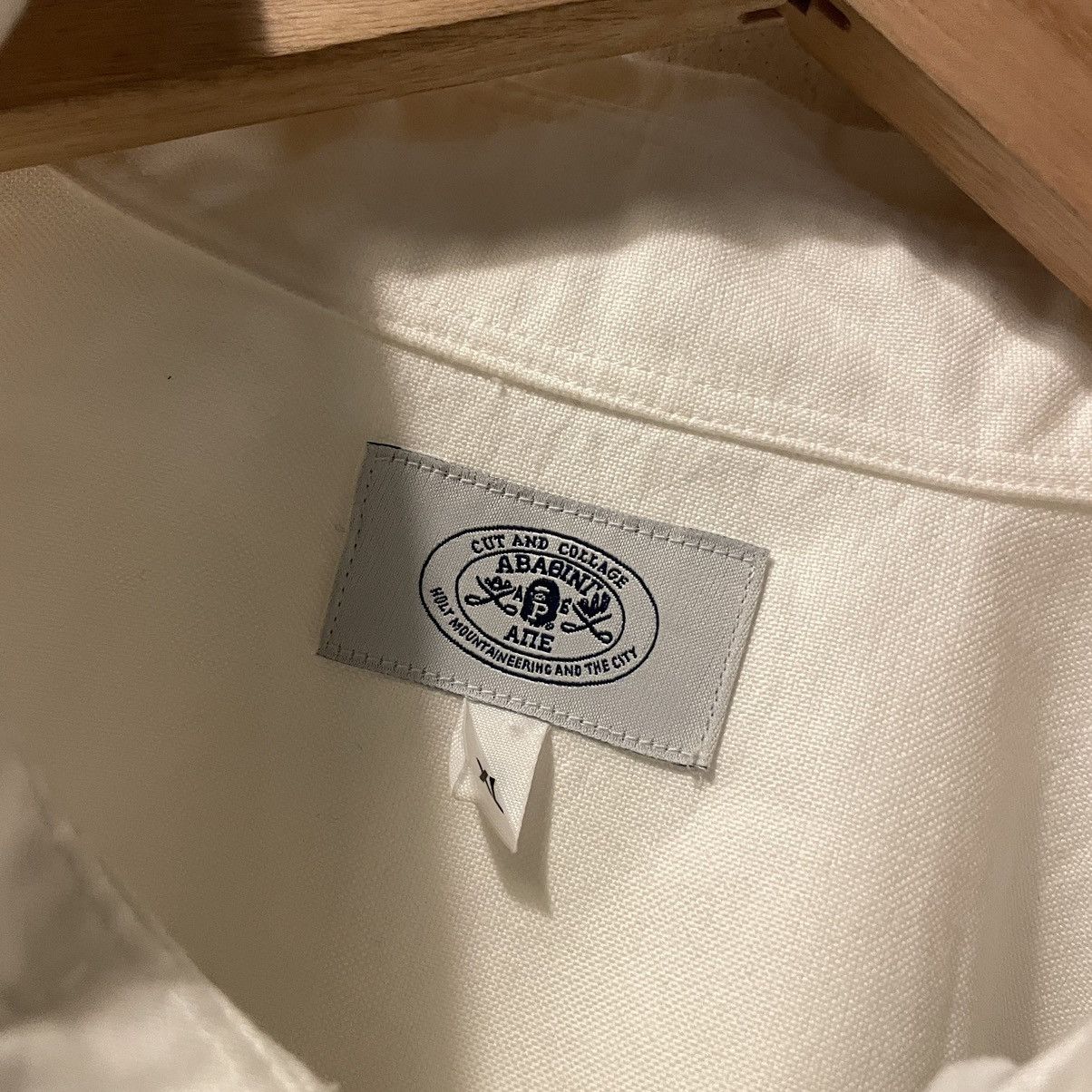Bape Beautiful Bape Wording Ape Shall Never Kill Ape Button Ups Size US XL / EU 56 / 4 - 3 Thumbnail