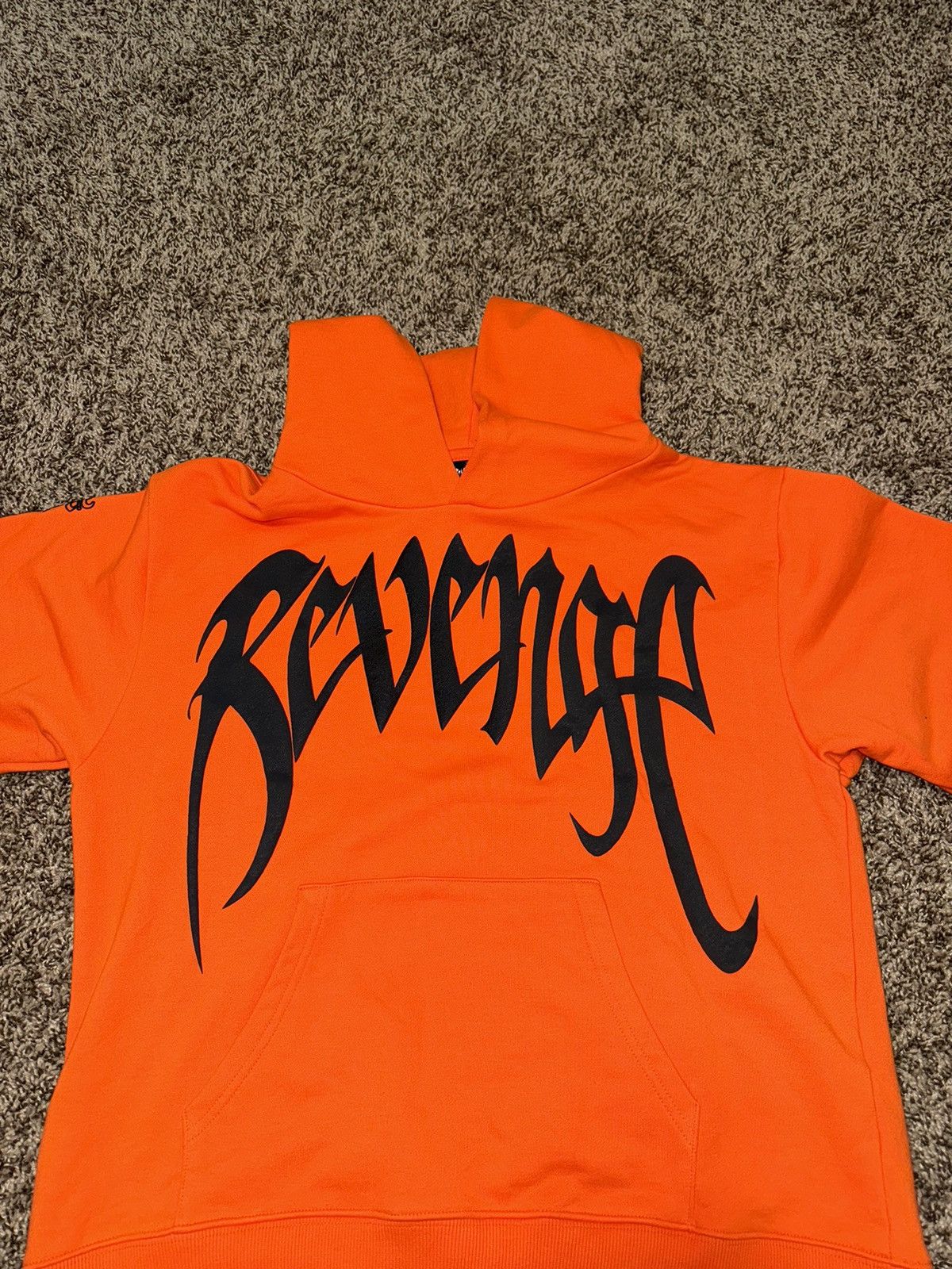 Orange revenge kill hoodie store