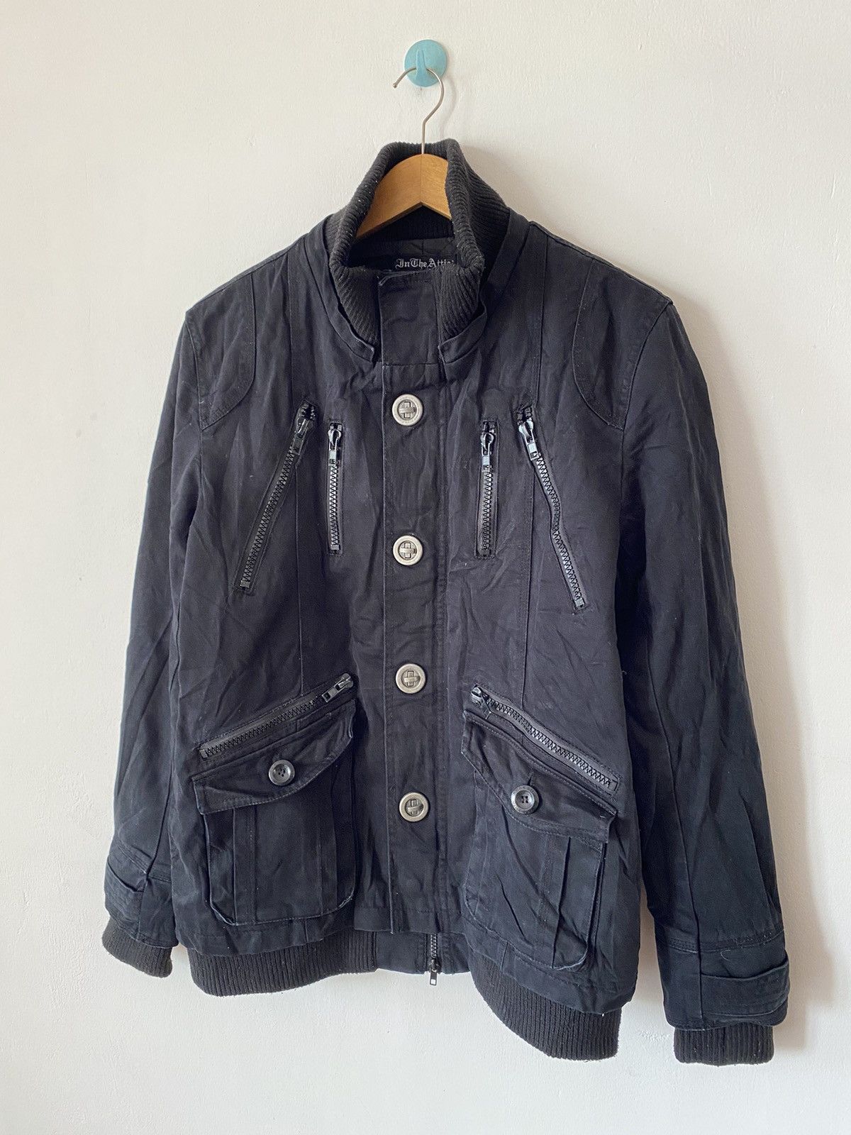 14th Addiction × In The Attic × KMRii Vtg In The Attic Japan Militery Zipp Bondage Tactical Jacket Size US L / EU 52-54 / 3 - 3 Thumbnail