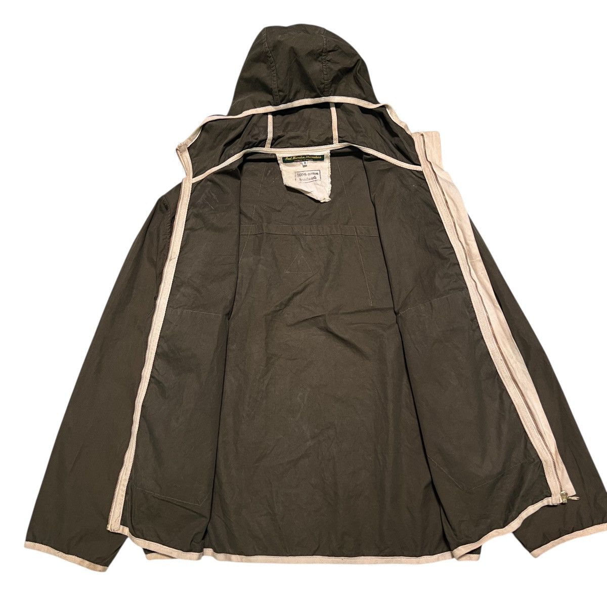 Paul Harnden Shoemakers 🔥 Paul Harnden Shoemakers Green Military Ventile Cagoule Size US M / EU 48-50 / 2 - 9 Thumbnail