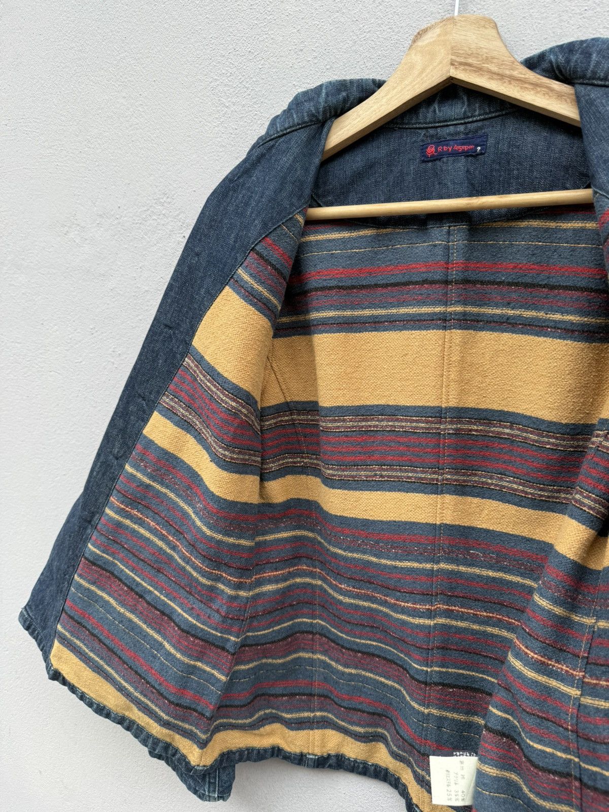 45rpm 💥ARCHIVED💥 R by 45RPM Double Button Blanket Indigo Jacket Size US M / EU 48-50 / 2 - 15 Thumbnail