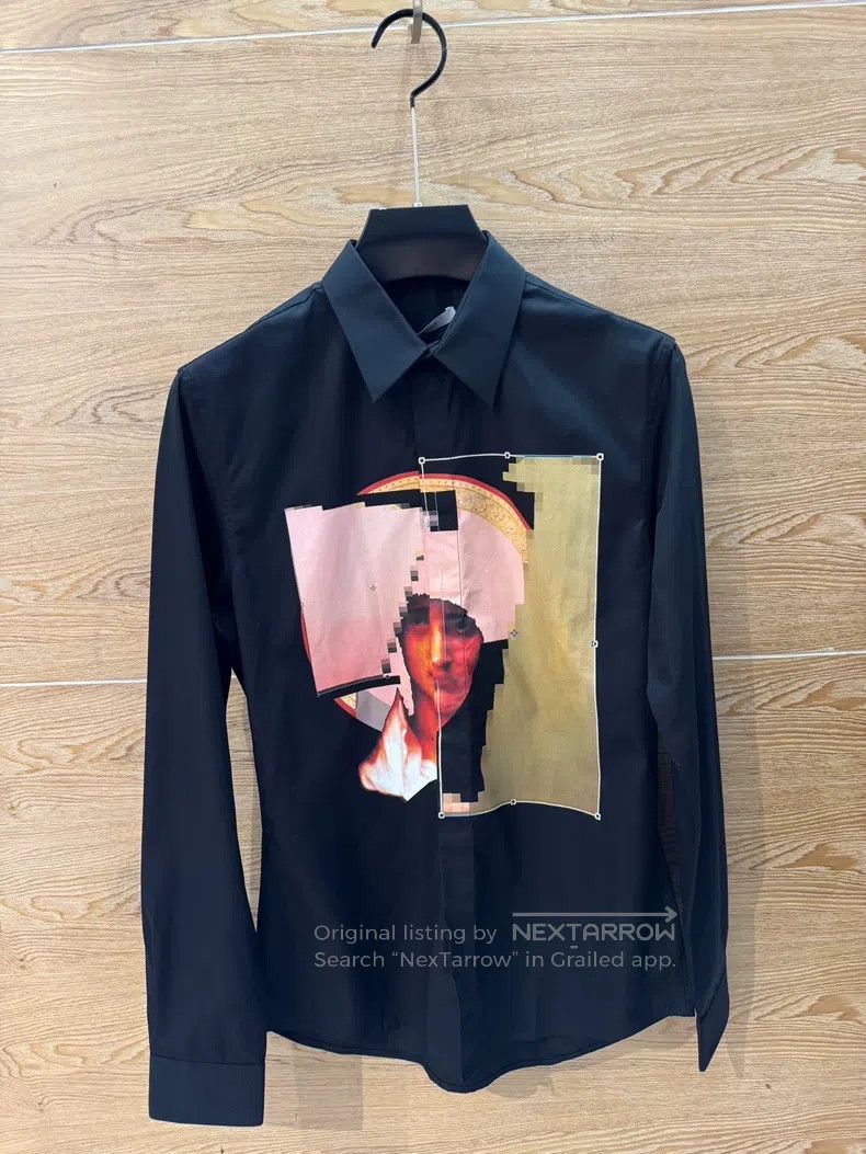 Givenchy Givenchy Black Long Sleeve Shirt Size US XXS / EU 40 - 1 Thumbnail