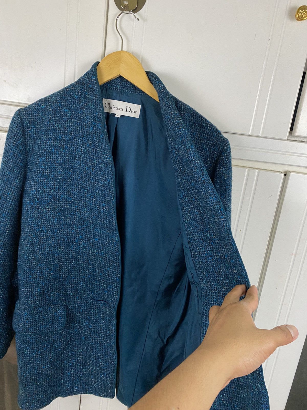 Christian Dior Monsieur × Vintage ✅️Vintage Christian Dior Wool Jacket Size L / US 10 / IT 46 - 7 Thumbnail