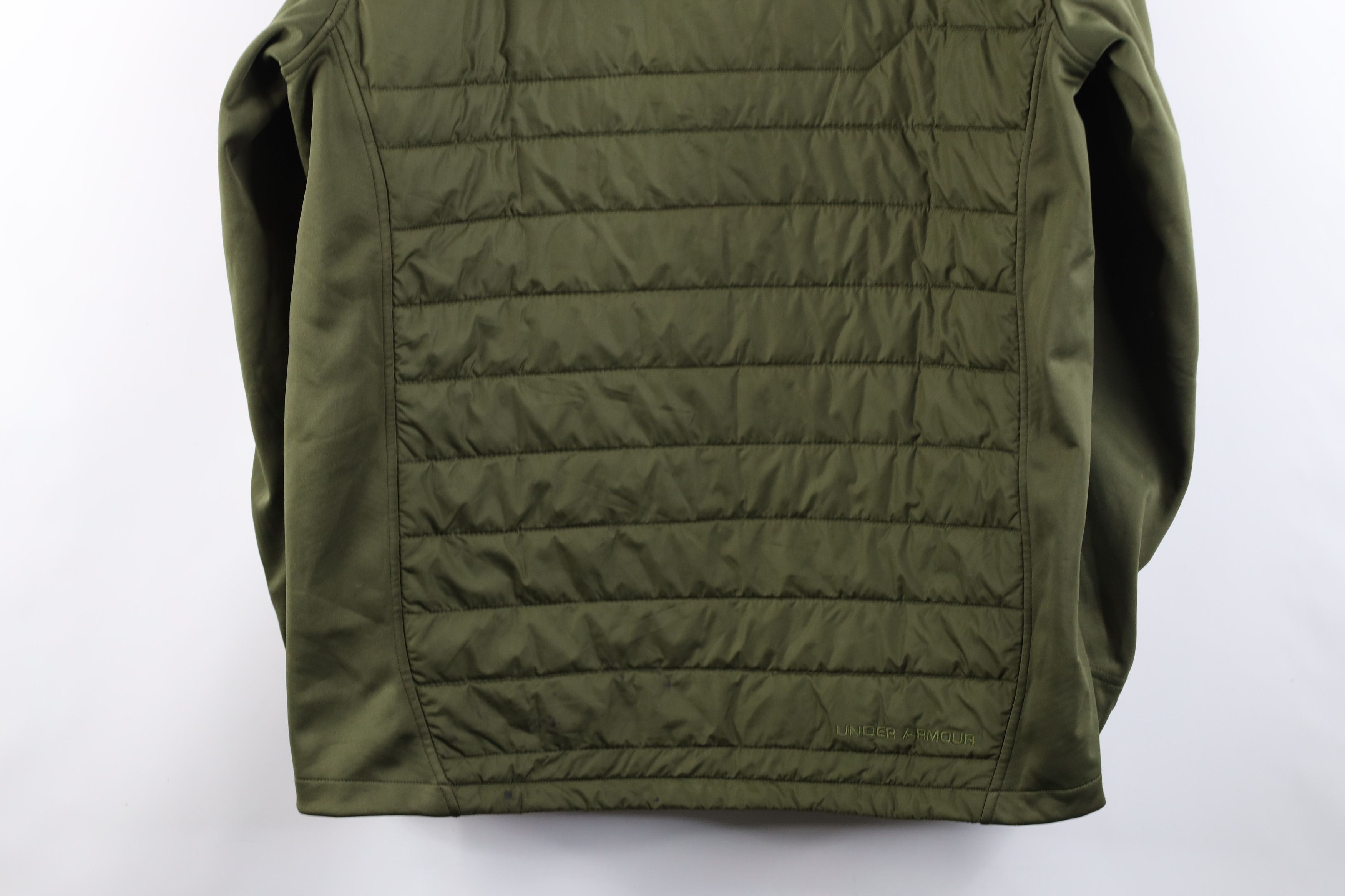 Under Armour × Vintage Under Armour Storm Infrared Cold Gear Hooded Jacket Green Size US L / EU 52-54 / 3 - 15 Thumbnail