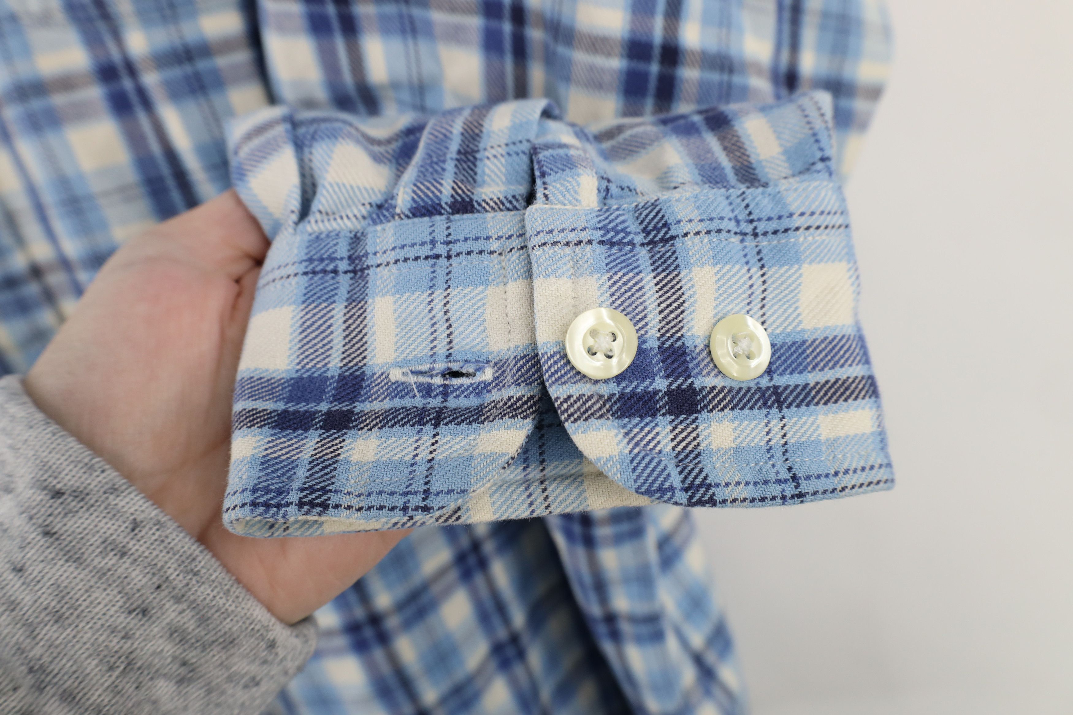 Tommy Hilfiger × Vintage Vintage 90s Tommy Hilfiger Collared Button Shirt Plaid Size US M / EU 48-50 / 2 - 7 Thumbnail