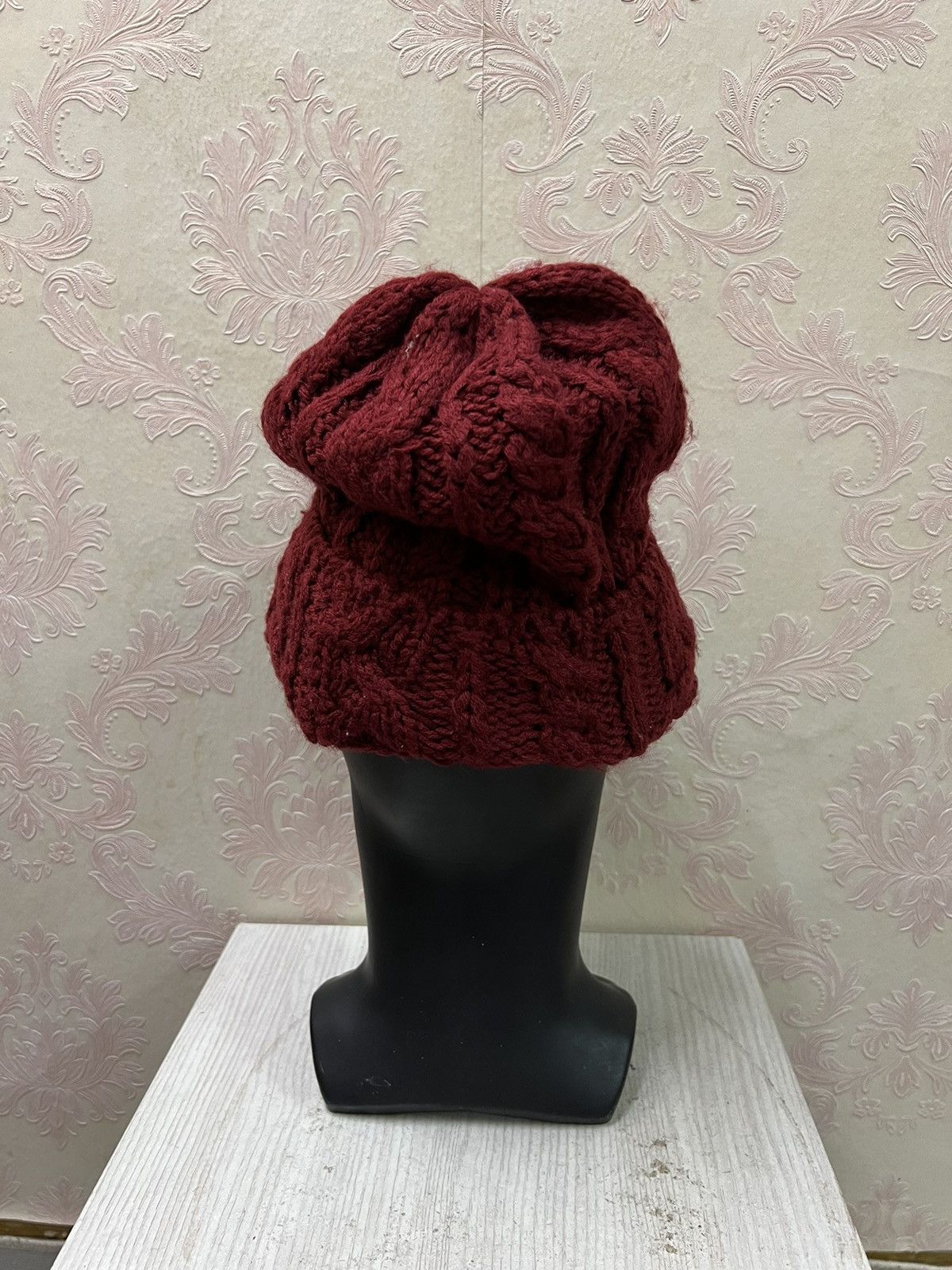 Japanese brand Harris Tweed Closshi Crochet Beanie Hats