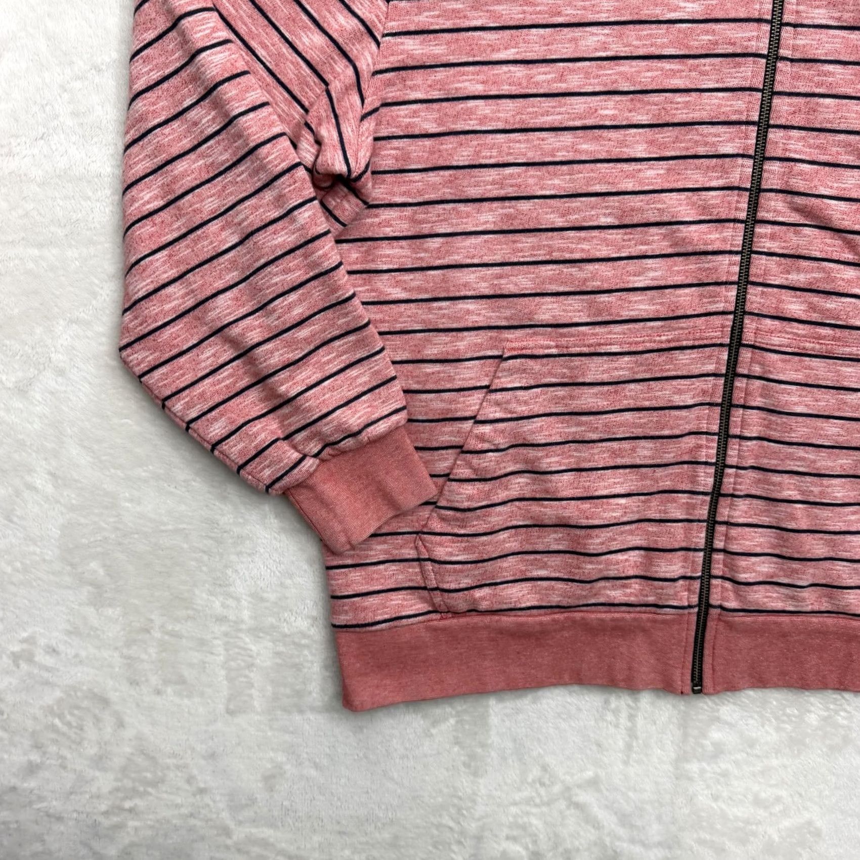 The North Face The North Face Hoodie Hoodie 2XL Red Striped Full Zip Knit Cotton Blend Mens Size US XXL / EU 58 / 5 - 6 Thumbnail