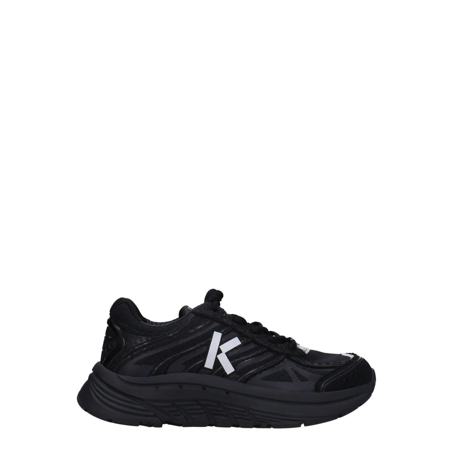 Kenzo ob1o1e1124 Fabric Sneakers in Black Size US 7 / IT 37 - 1 Thumbnail