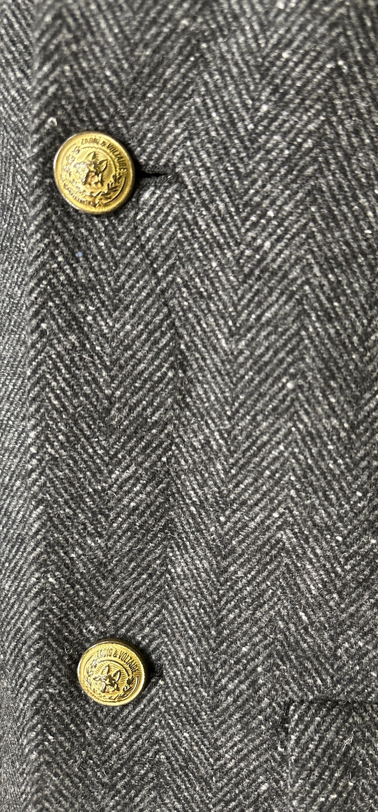 Zadig & Voltaire Mio Single-Breasted Coat Size S / US 4 / IT 40 - 6 Thumbnail