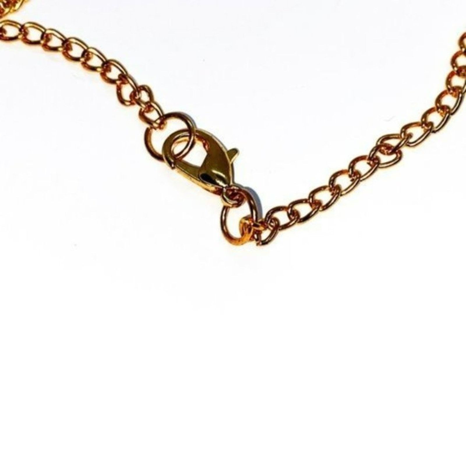 Handmade Gold-Tone Laser-Cut Rose 3D Pendant Bead Necklace Size ONE SIZE - 6 Thumbnail