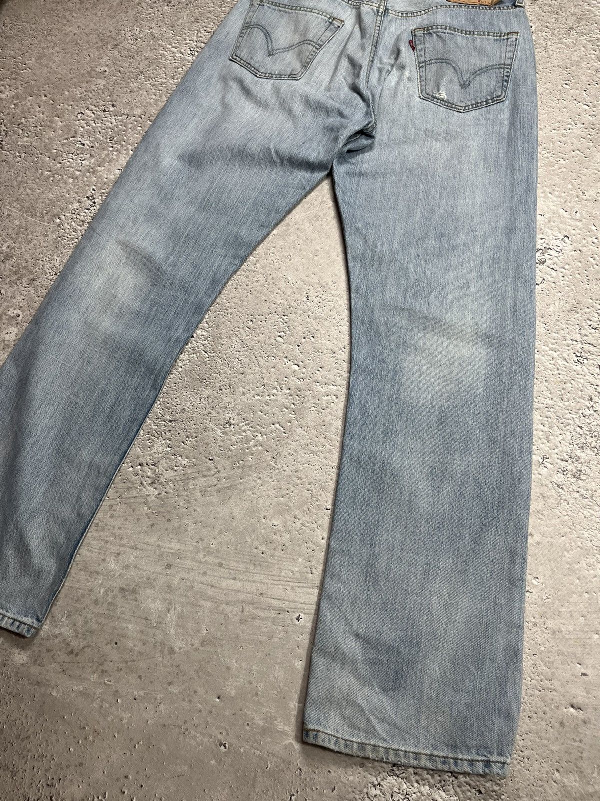 Levi's Levi’s 501 Jeans 34x34 Made in Poland Light Wash Vintage Size US 34 / EU 50 - 2 Thumbnail
