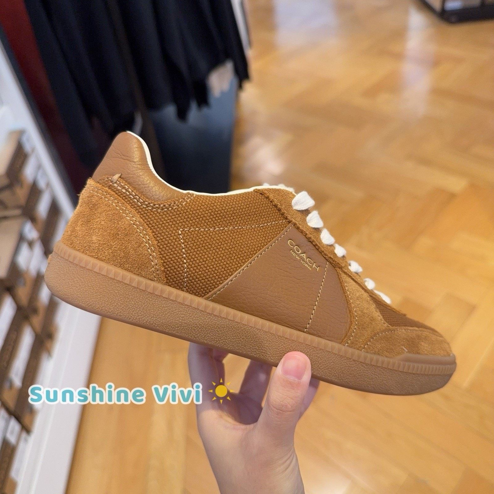 Coach NWT Coach Women's Ellis Sneaker Shoes CBX21 Shadow Brown Size US 6 / IT 36 - 3 Thumbnail