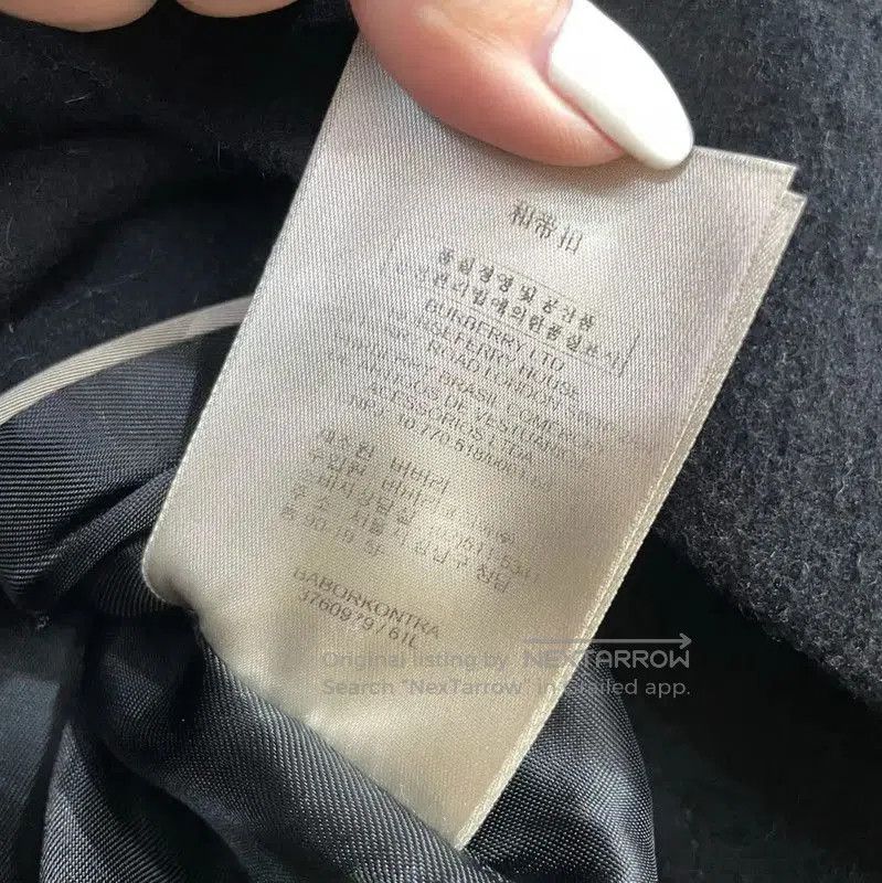 Burberry Burberry Black Wool Women's Trench Coat. Size M / US 6-8 / IT 42-44 - 5 Thumbnail