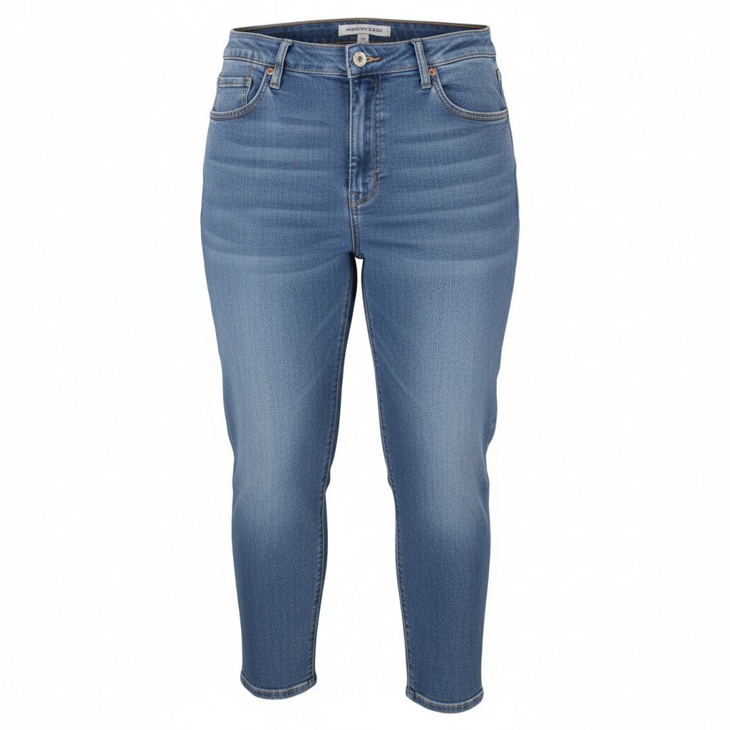 American Eagle Outfitters STRETCH MOM W36 Washed Blue Jeans 88787 Size 36" / US 14 / IT 50 - 1 Thumbnail