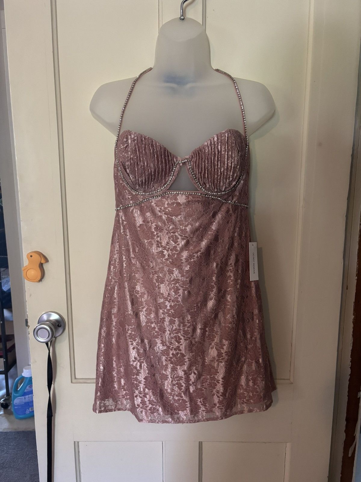 For Love & Lemons For Love & Lemons Shai Mini Dress Size L / US 10 / IT 46 - 2 Thumbnail