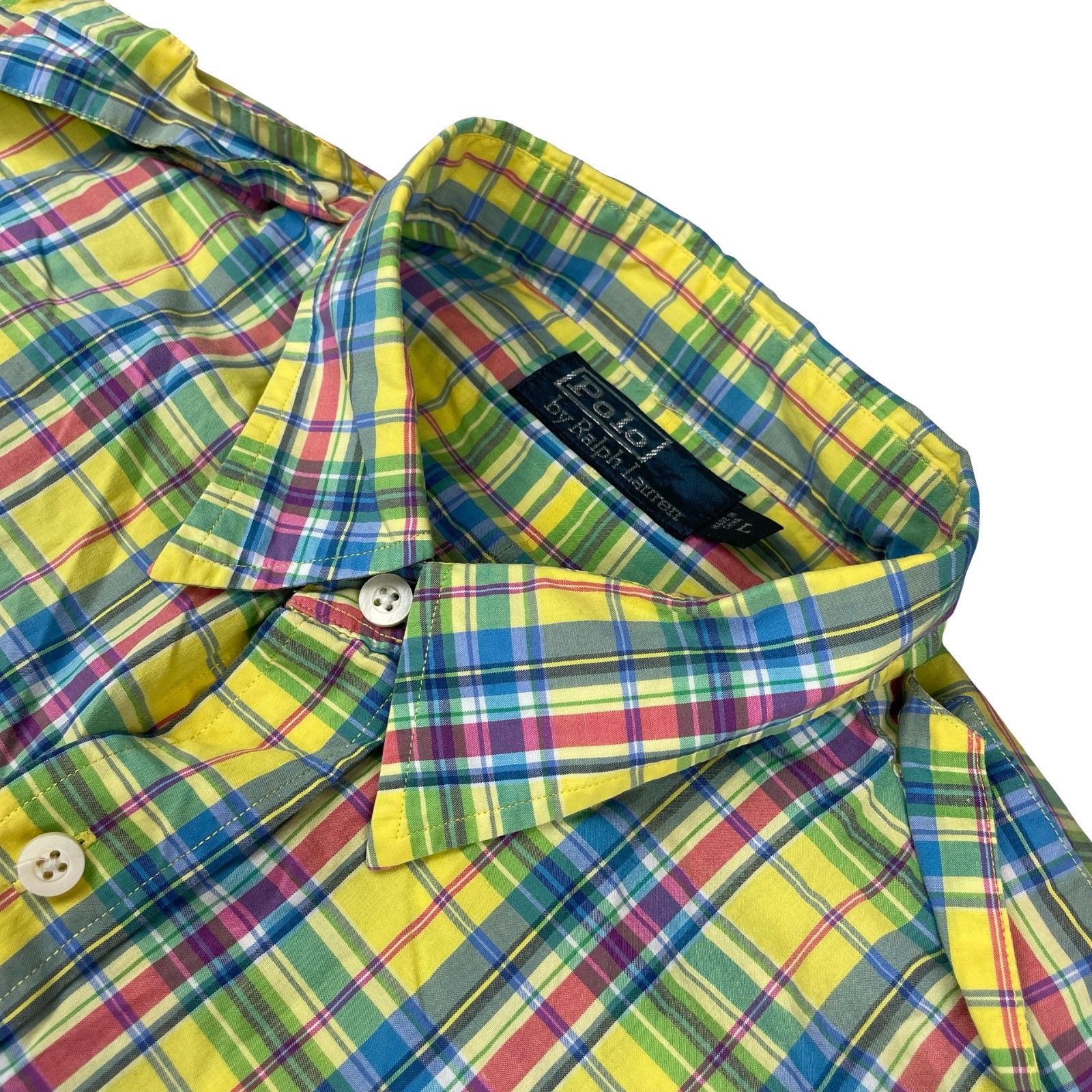 Polo Ralph Lauren VTG Polo Ralph Lauren Men's 100% Cotton Work Shirt Pastel Pl Size US L / EU 52-54 / 3 - 1 Thumbnail