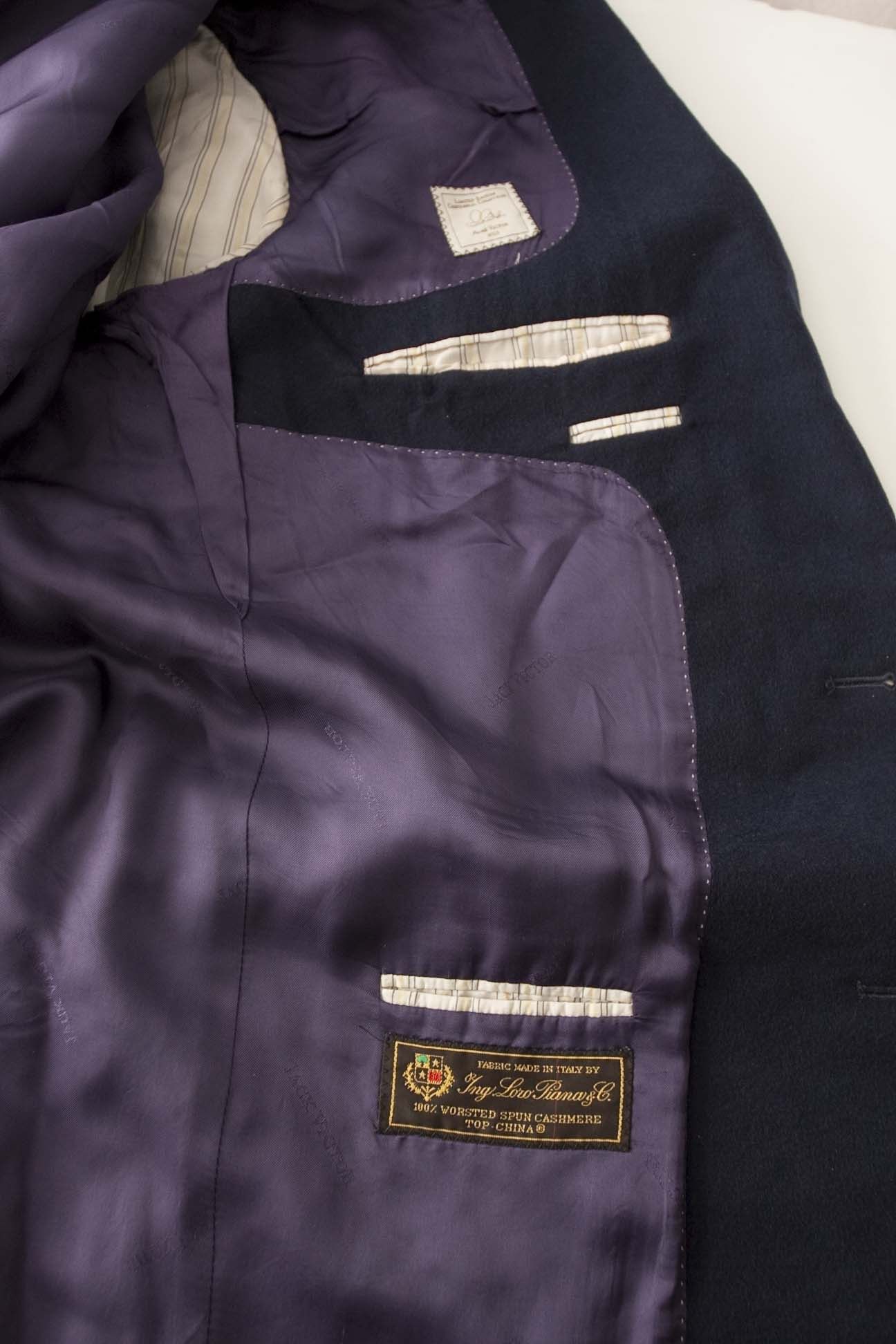 Jack Victor Jack Victor Jacket 100% Worsted Spun Cashmere Size 44 Size 44R - 2 Thumbnail
