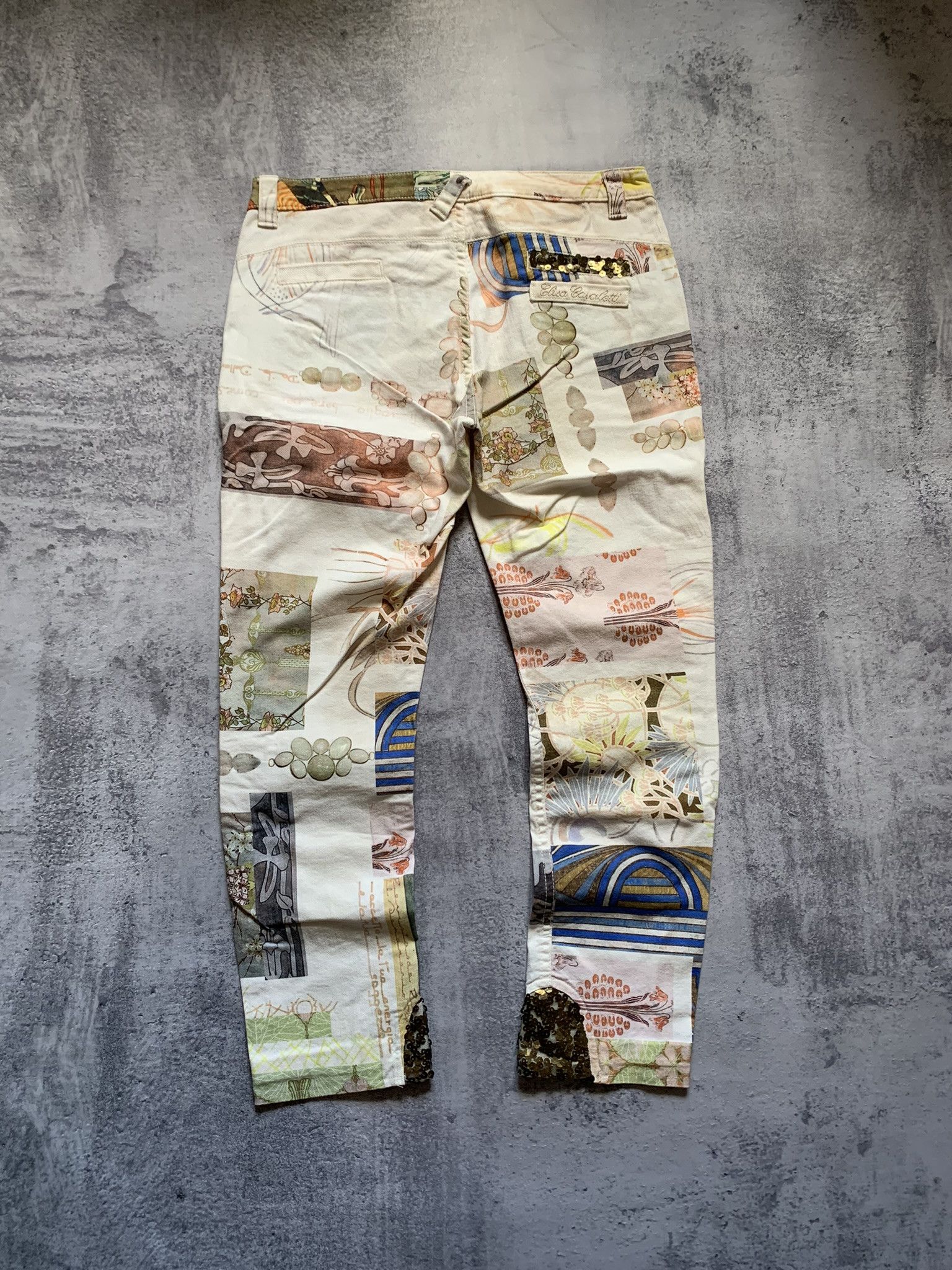 Elisa Cavaletti Elisa Cavaletti Overprinted Pants Womens 32 Size 32" / US 10 / IT 46 - 2 Thumbnail