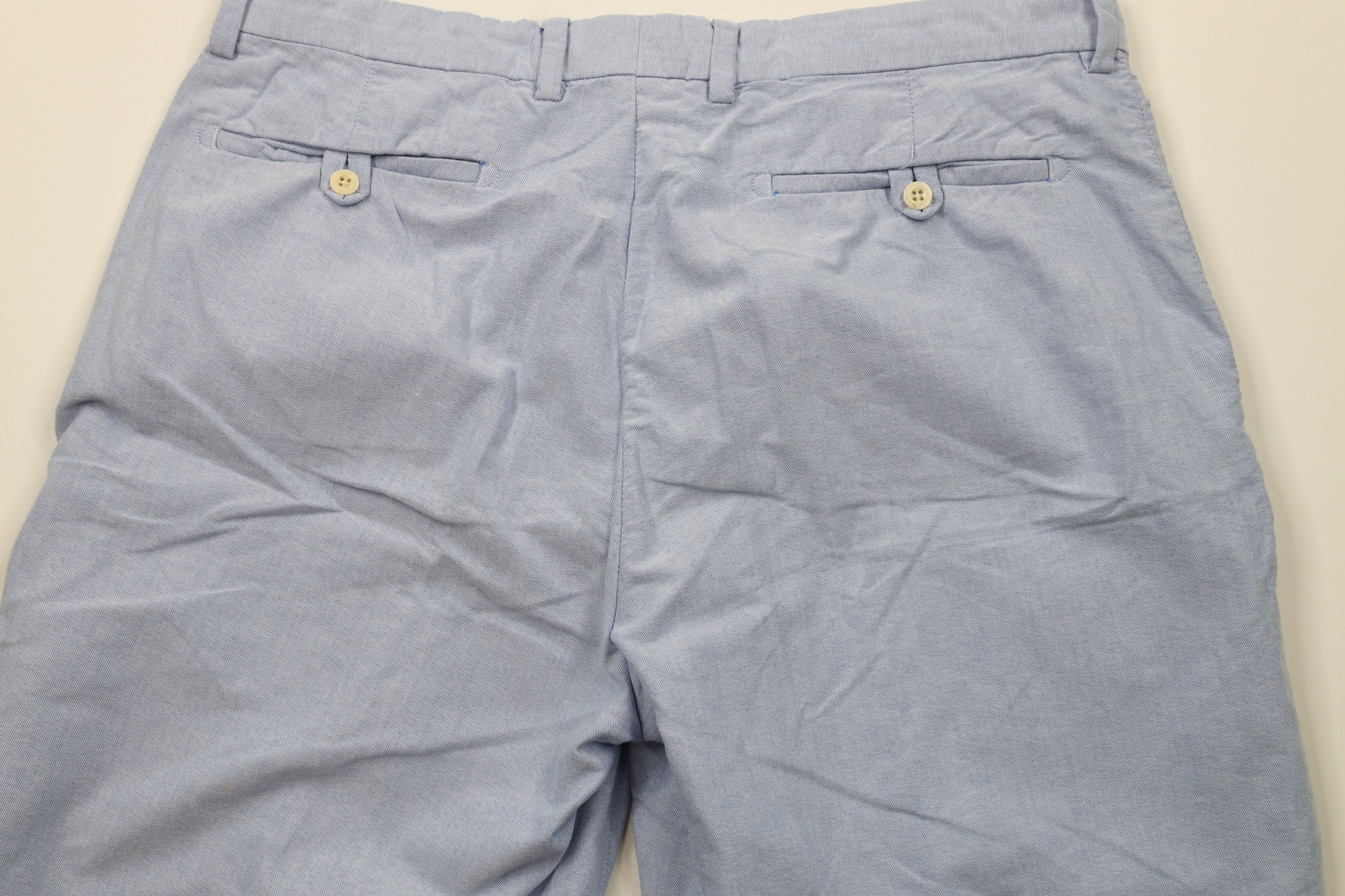 Ralph Lauren × Vintage Vintage 90s Ralph Lauren Front Above Knee Chino Shorts Blue Size US 36 / EU 52 - 10 Thumbnail